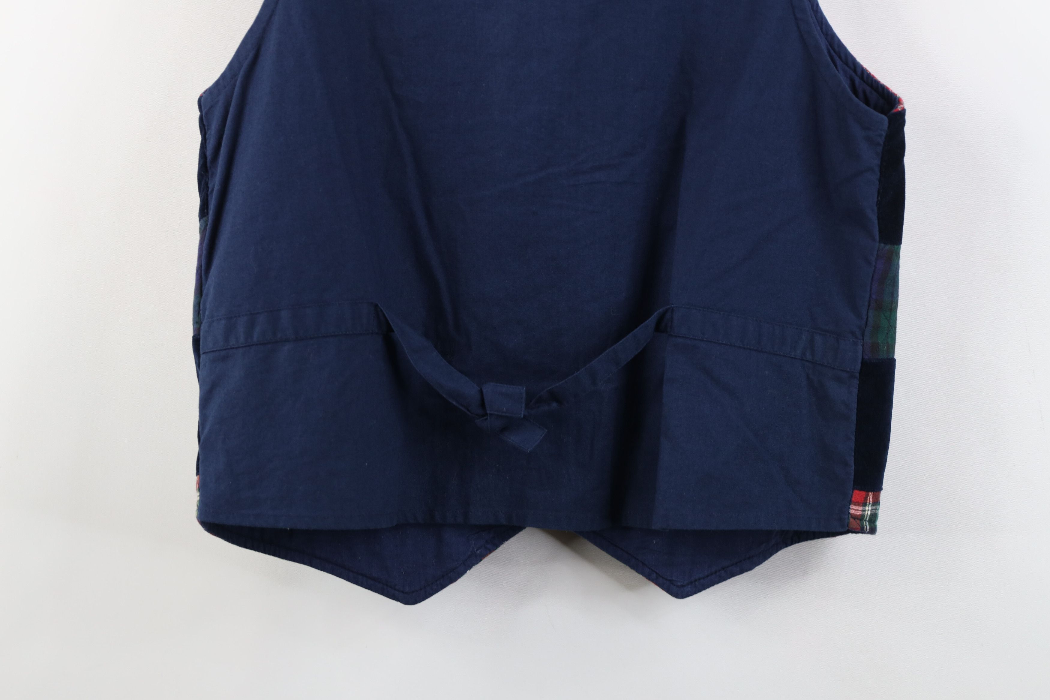 Vintage Vintage 90s Streetwear Patchwork Quilted Vest Tie Jacket Size S / US 4 / IT 40 - 16 Thumbnail
