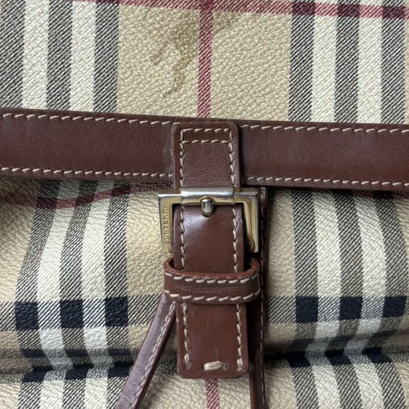Burberry Vintage Burberry Novacheck Leather BackPack Size ONE SIZE - 5 Thumbnail