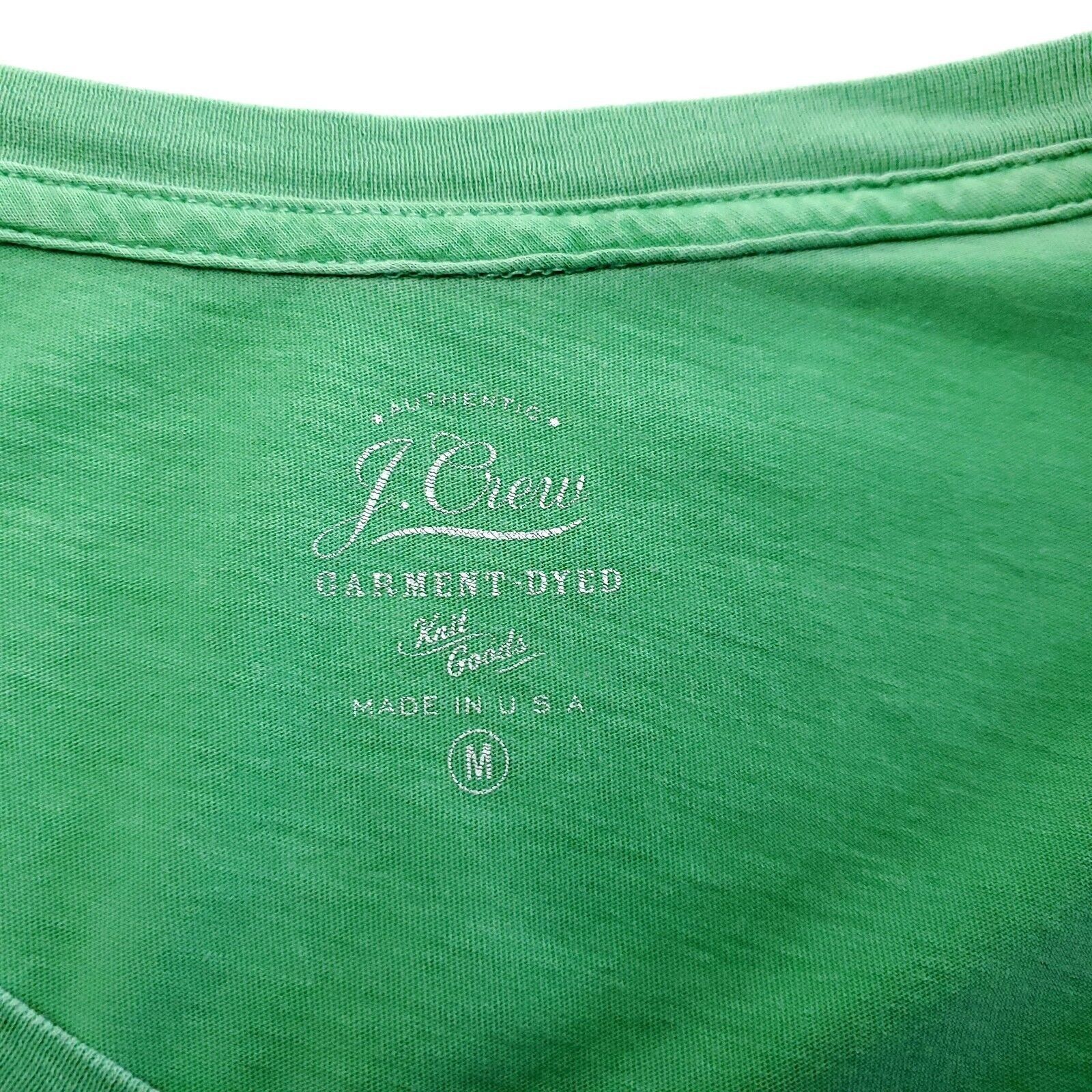 J.Crew J Crew Medium Scoop Neck Pocket Front Green Short Sleeve T S Size M / US 6-8 / IT 42-44 - 5 Thumbnail