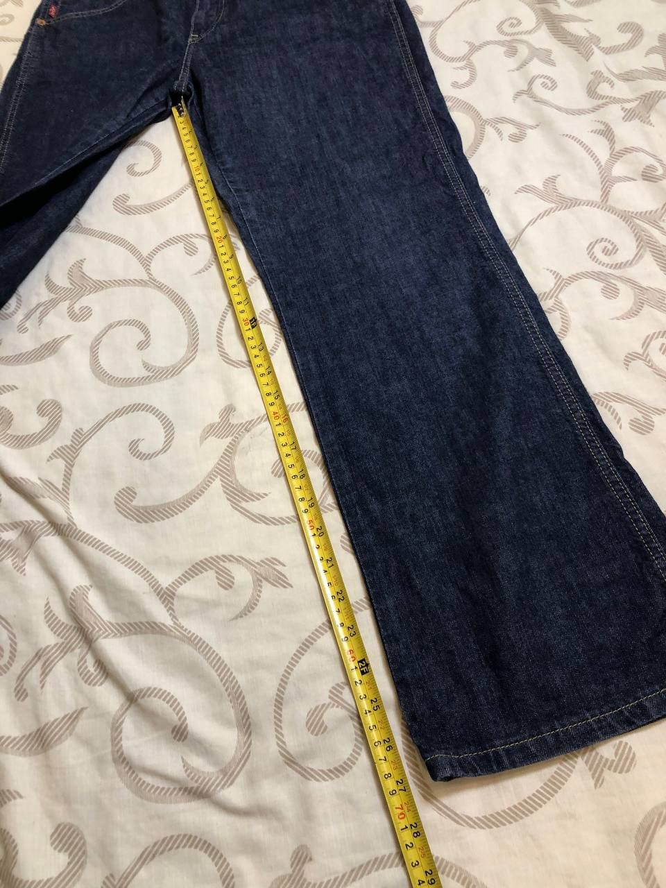 Levi's Levis flared Jeans Blue Distressed Faded 90s Size 30" / US 8 / IT 44 - 4 Thumbnail