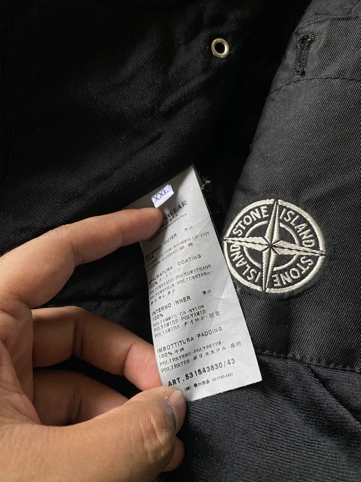 Stone Island Stone Island AW2010 Mussola Gommata Hooded Bomber Jacket Size US XXL / EU 58 / 5 - 3 Thumbnail