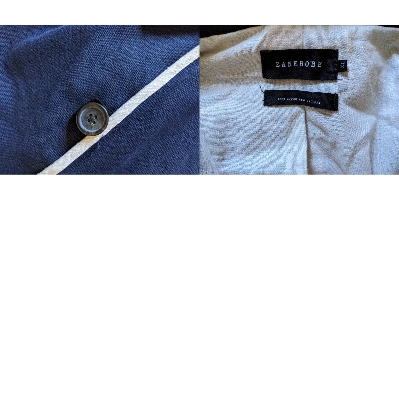 Zanerobe Zanerobe Chore Hunting Field Jacket Navy Blue Canvas XL Men Coat Size US XL / EU 56 / 4 - 8 Thumbnail