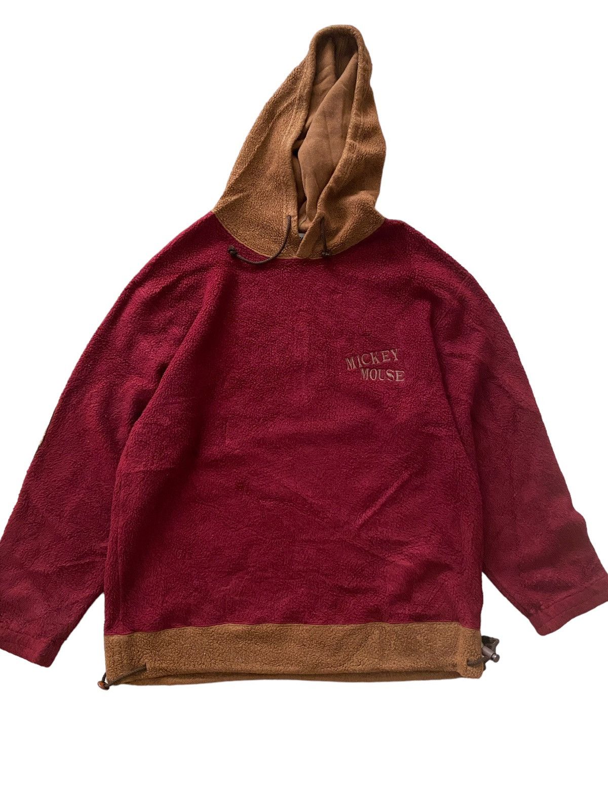 Mickey Mouse × Vintage Vintage Mickey Mouse Big logo oversized Sherpa Hoodie Size US L / EU 52-54 / 3 - 10 Thumbnail
