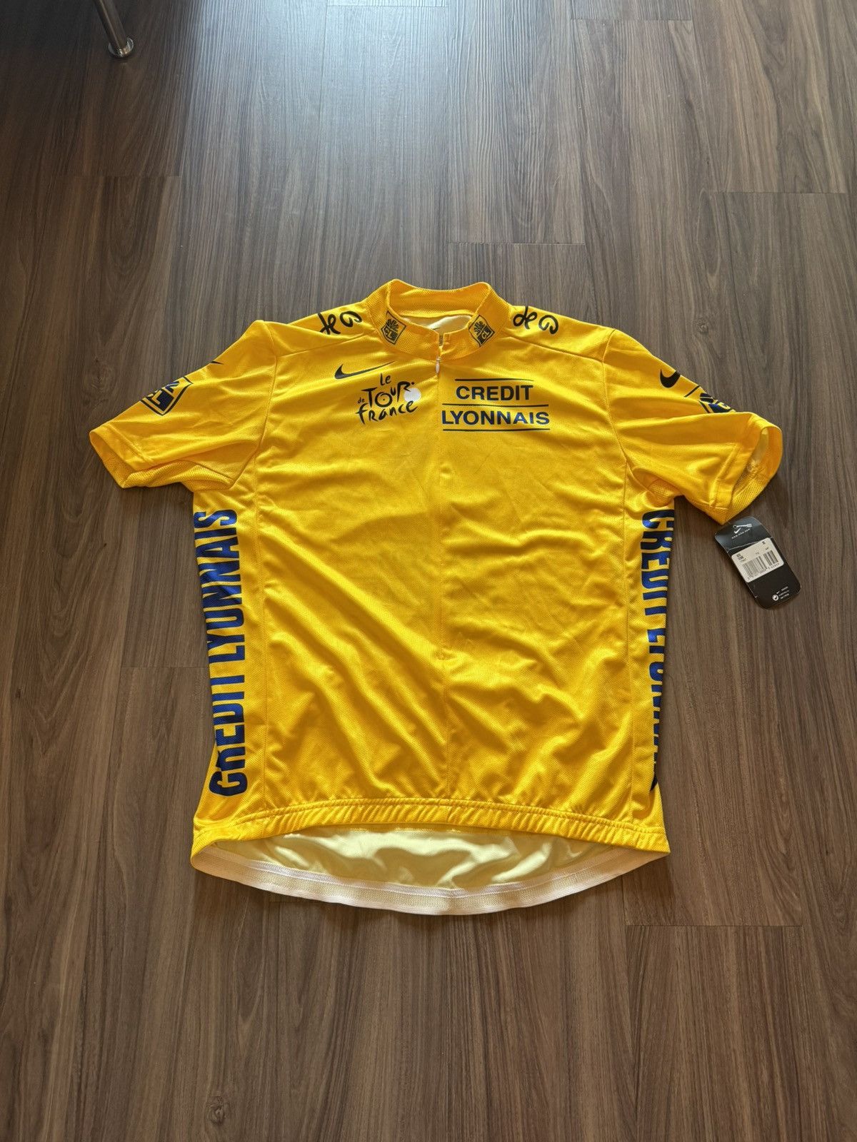 Nike Nike Tour de France Credit Lyonnais Yellow Jersey XXL Size US XXL / EU 58 / 5 - 1 Thumbnail