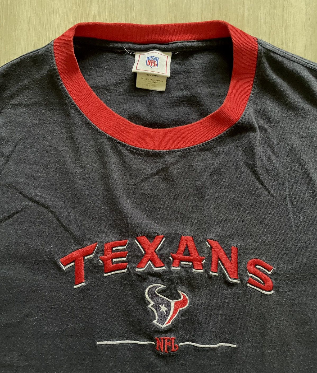 Vintage Vintage Houston Texans Embroidered Logo Accent Red Large Size US L / EU 52-54 / 3 - 3 Thumbnail