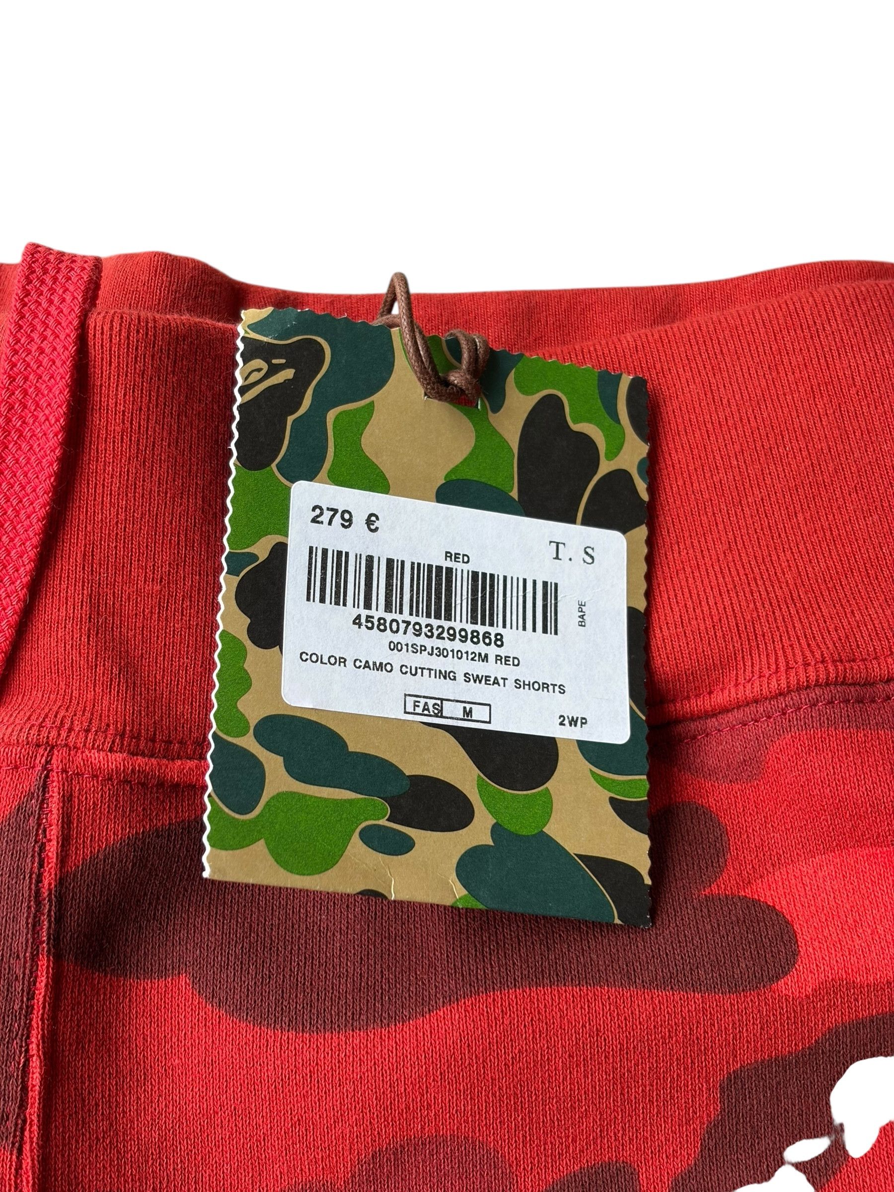 Bape Bape Red Camo White College Logo Shorts Size US 30 / EU 46 - 5 Thumbnail