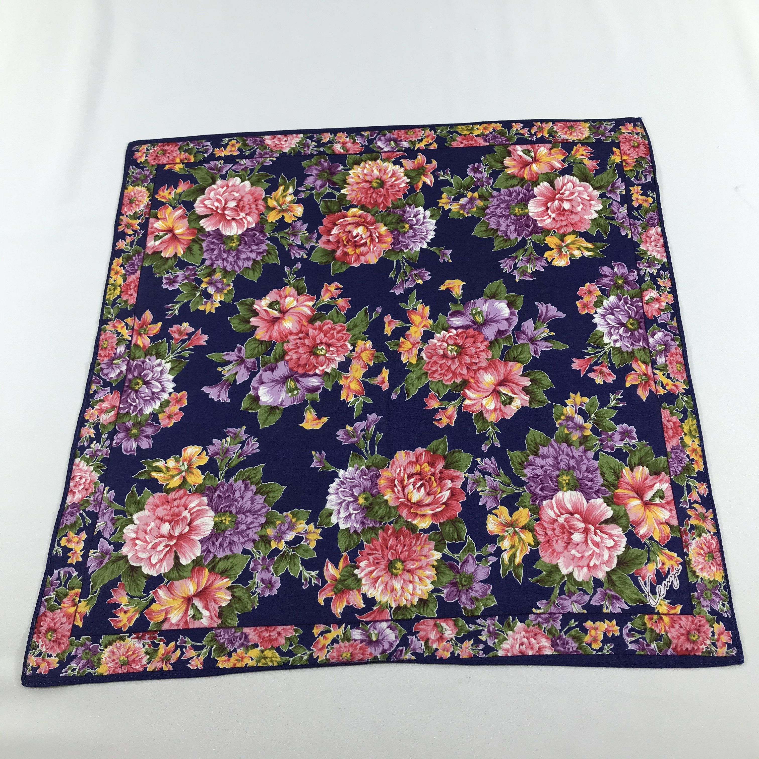 Kenzo Kenzo Floral Handkerchief Neckerchief Bandana H995 Size ONE SIZE - 2 Thumbnail