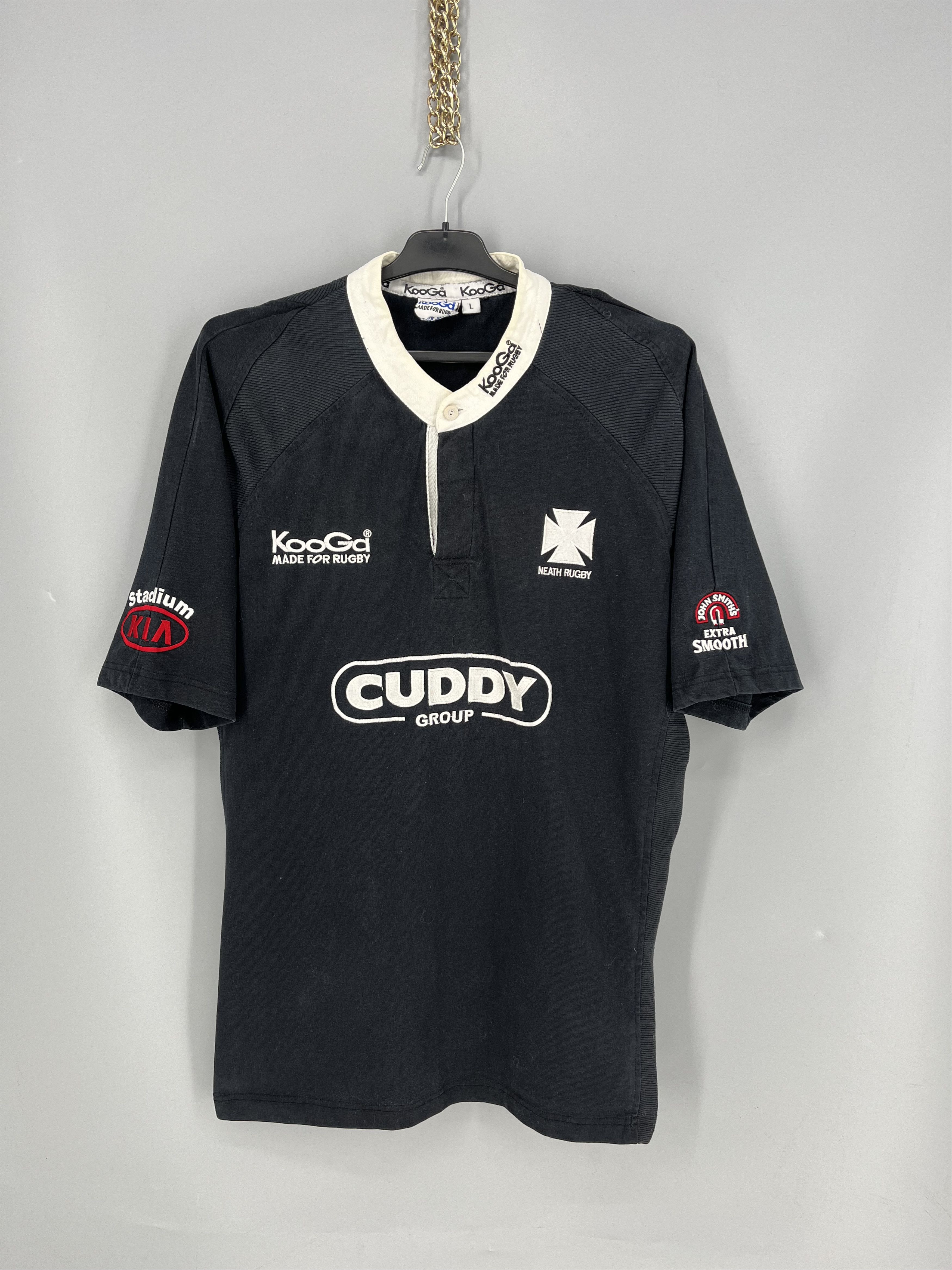 Vintage Official Kooga Neath home rugby shirt from the 2003/04 Size US L / EU 52-54 / 3 - 1 Thumbnail