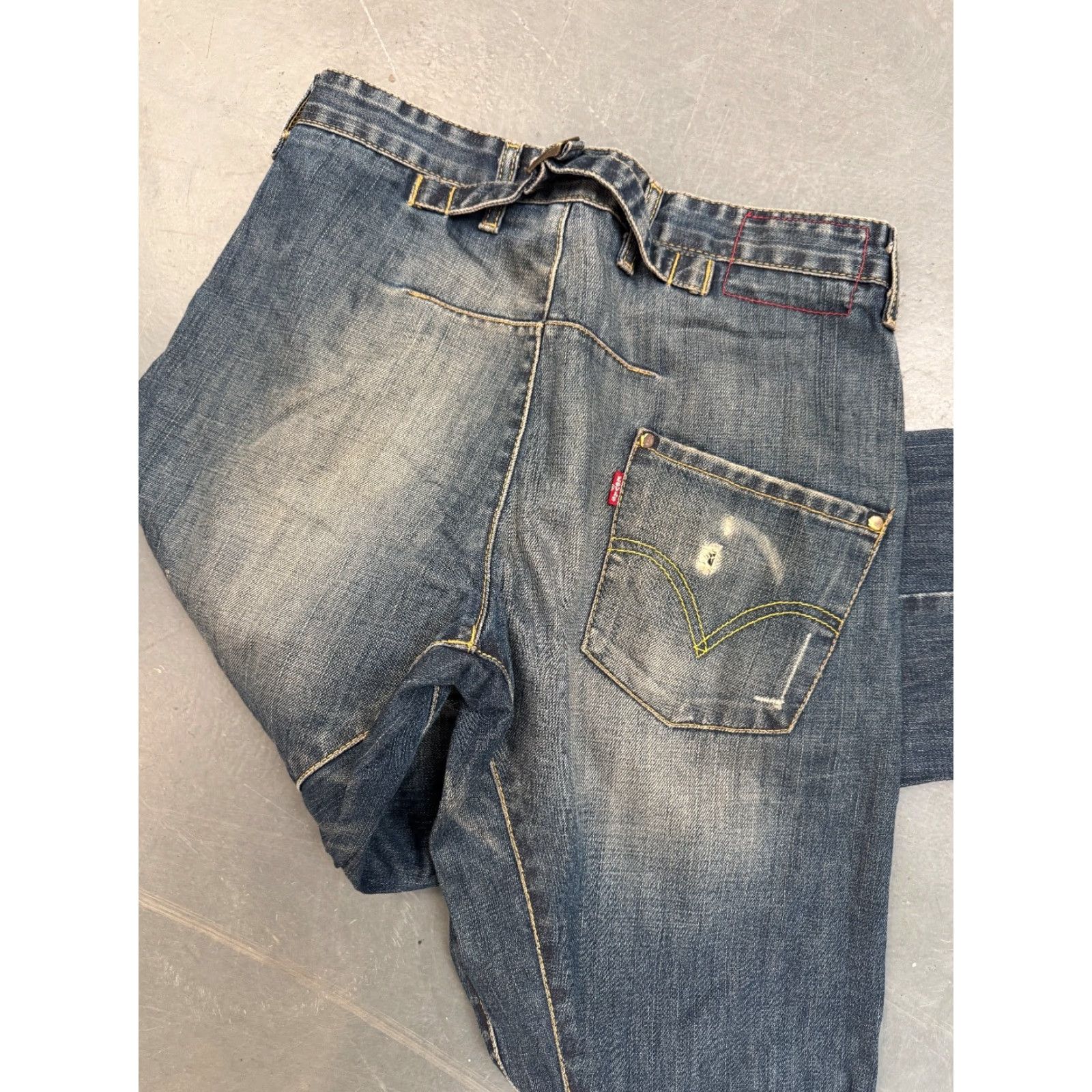Levi's VINTAGE Levi’s Engineered Jeans Twisted - Jeans - W30 L34 - Blue - 90s - Men - Regular - 5-Pocket - Button - Medium Wash Size US 30 / EU 46 - 3 Thumbnail