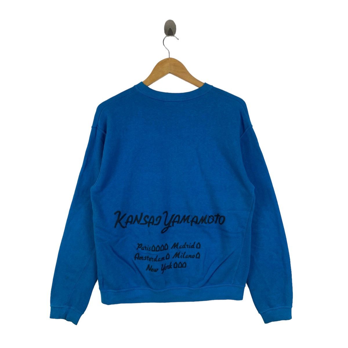 Japanese Brand × Kansai Yamamoto Vintage KANSAI YAMAMOTO Autumn Winter Big Logo Sweatshirt Size US S / EU 44-46 / 1 - 1 Thumbnail