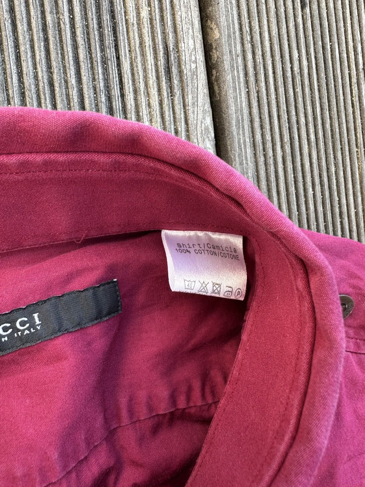 Gucci Gucci Red Shirt Button Up Luxury Designer Size US S / EU 44-46 / 1 - 4 Thumbnail