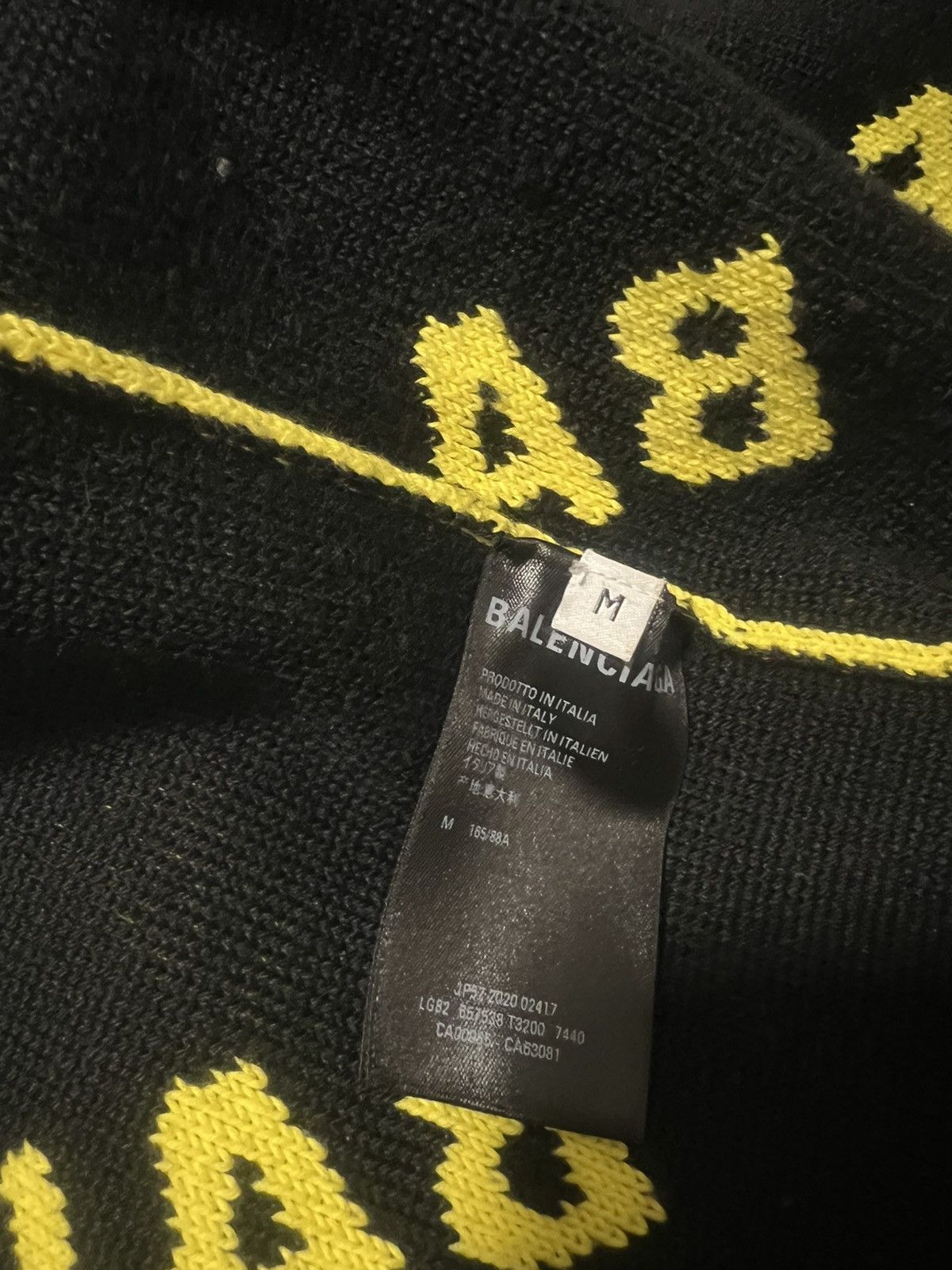 Balenciaga Balenciage Logo Intarsia Oversize Crewneck sweater Size M / US 6-8 / IT 42-44 - 4 Thumbnail