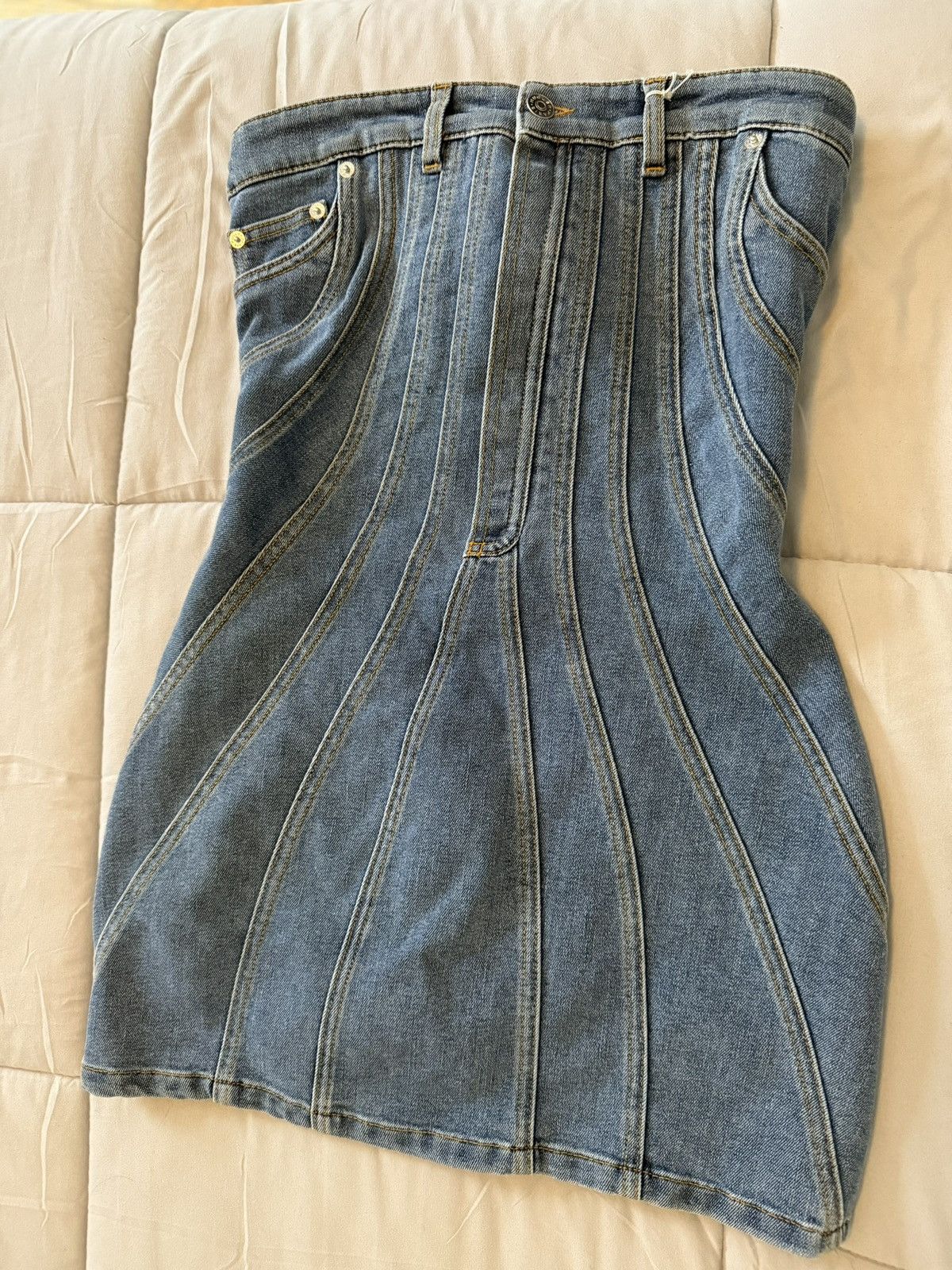 Mugler Mugler denim dress | Grailed
