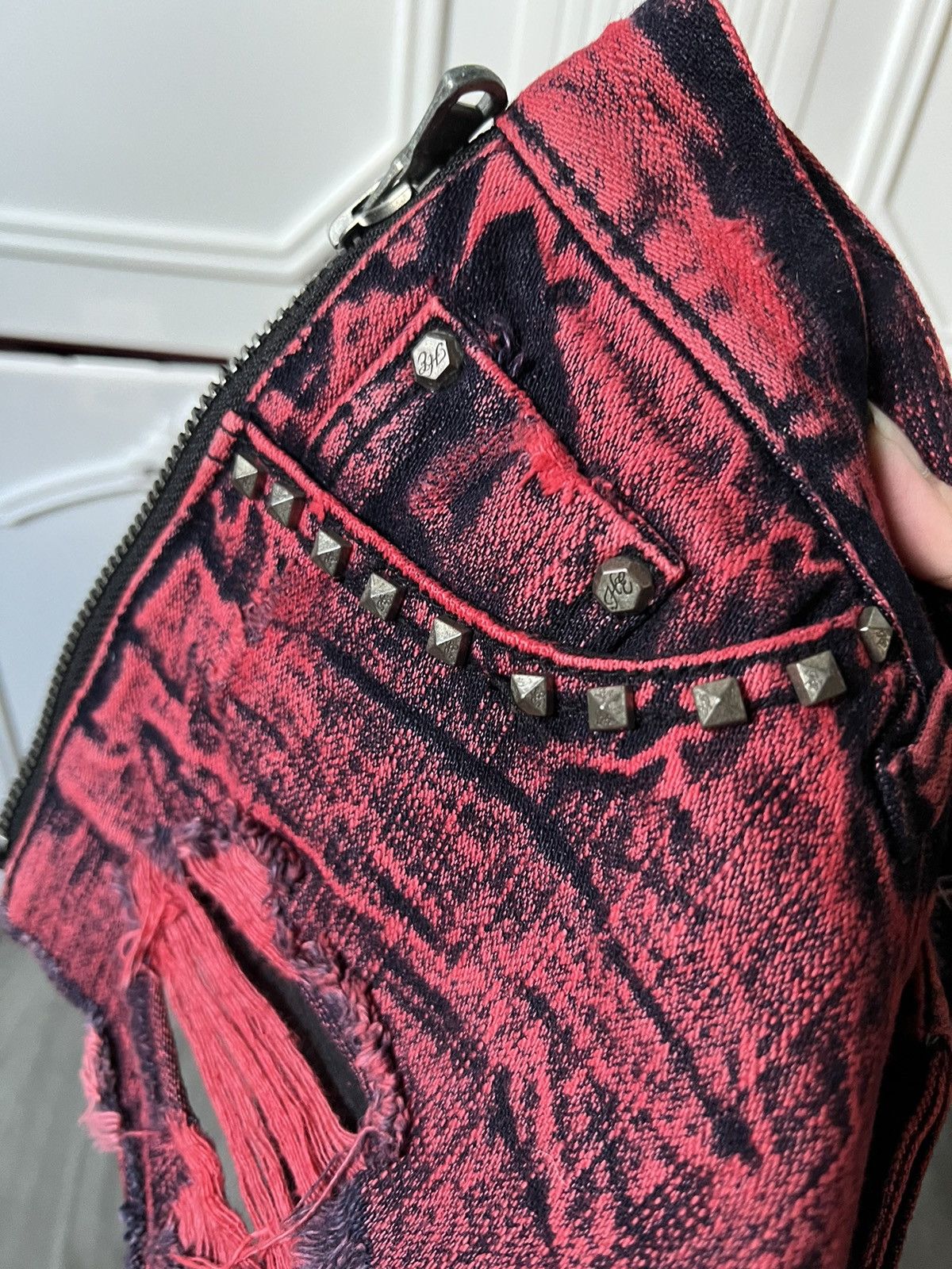 Japanese Brand Heaven and Earth punk red mini skirts 💋🥀 Size 28" / US 6 / IT 42 - 11 Thumbnail