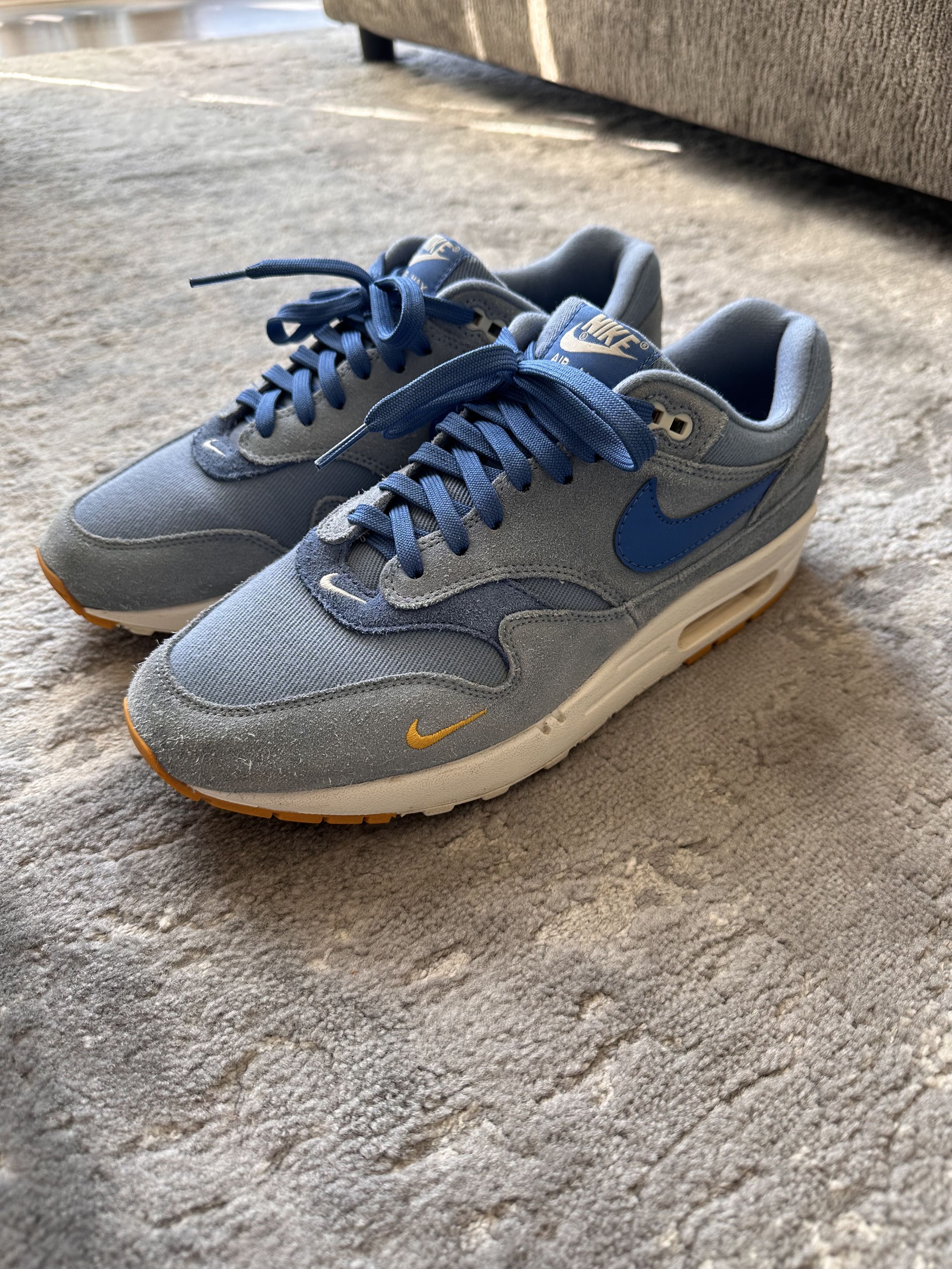 Nike Nike Air Max 1 Mini Swish Work Blue Size US 10 / EU 43 - 2 Thumbnail