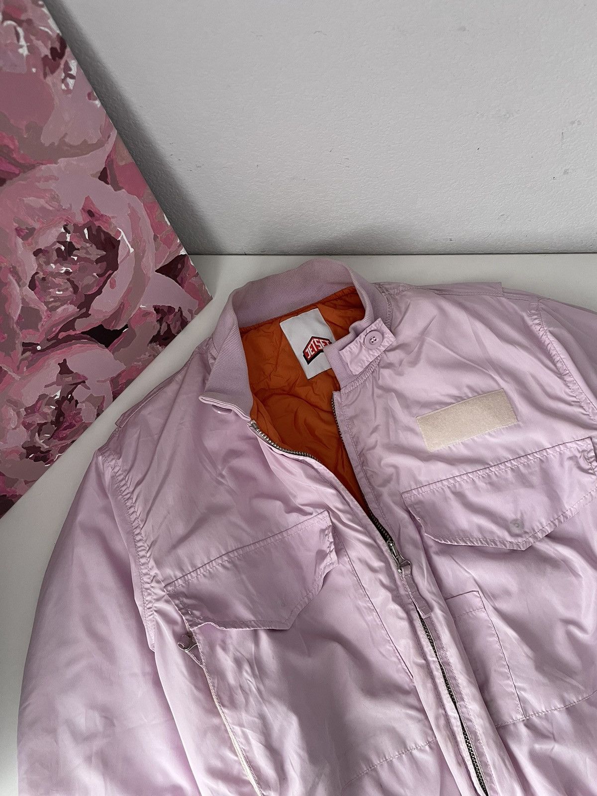 JET SET × Japanese Brand Jet Set Bomber Jacket Boxy Fit Parachute Y2K Streetwear Size XS / US 0-2 / IT 36-38 - 9 Thumbnail