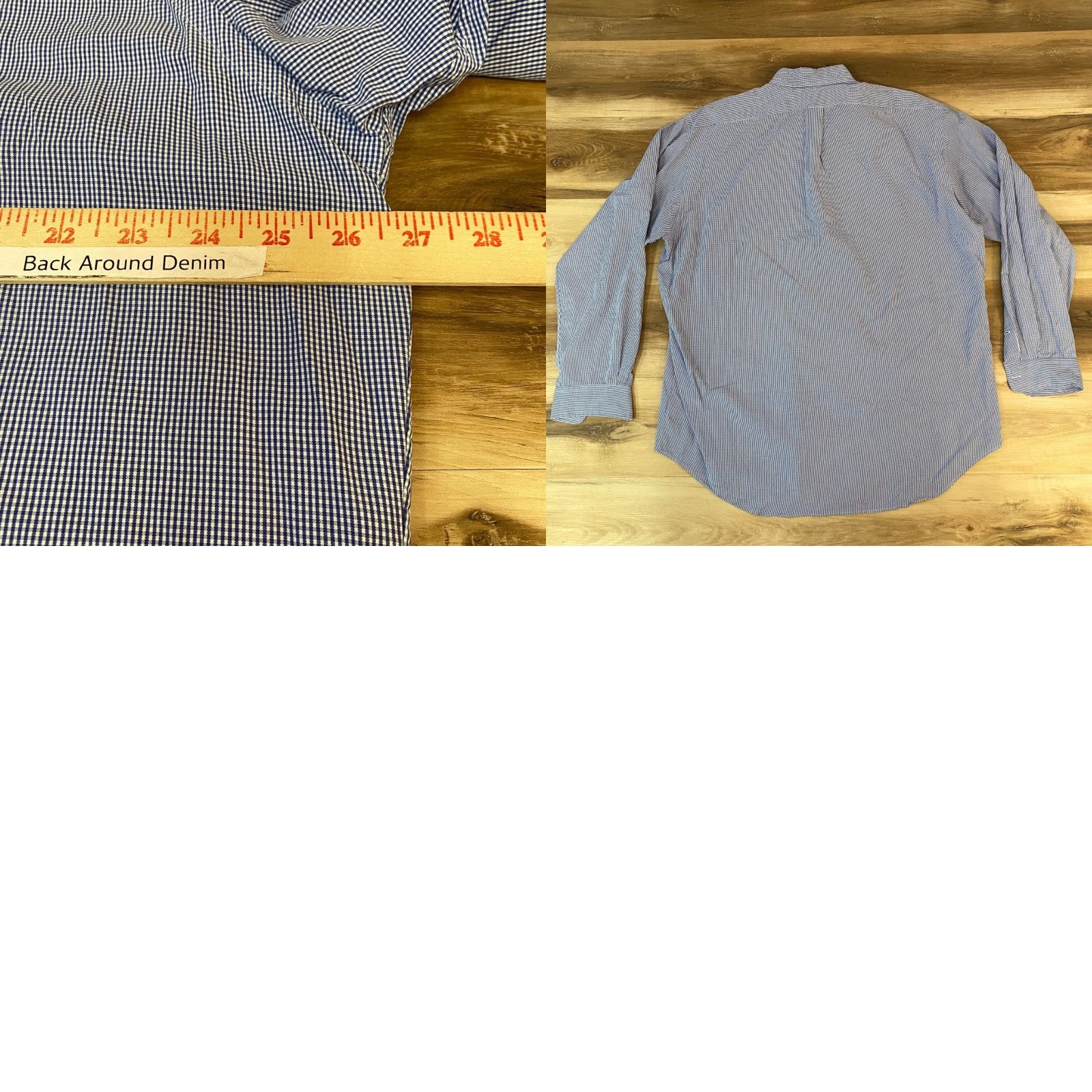 Polo Ralph Lauren VINTAGE Polo Ralph Lauren Blake Shirt Mens L Blue White Gingham Check Twill Shirt Size US L / EU 52-54 / 3 - 8 Thumbnail