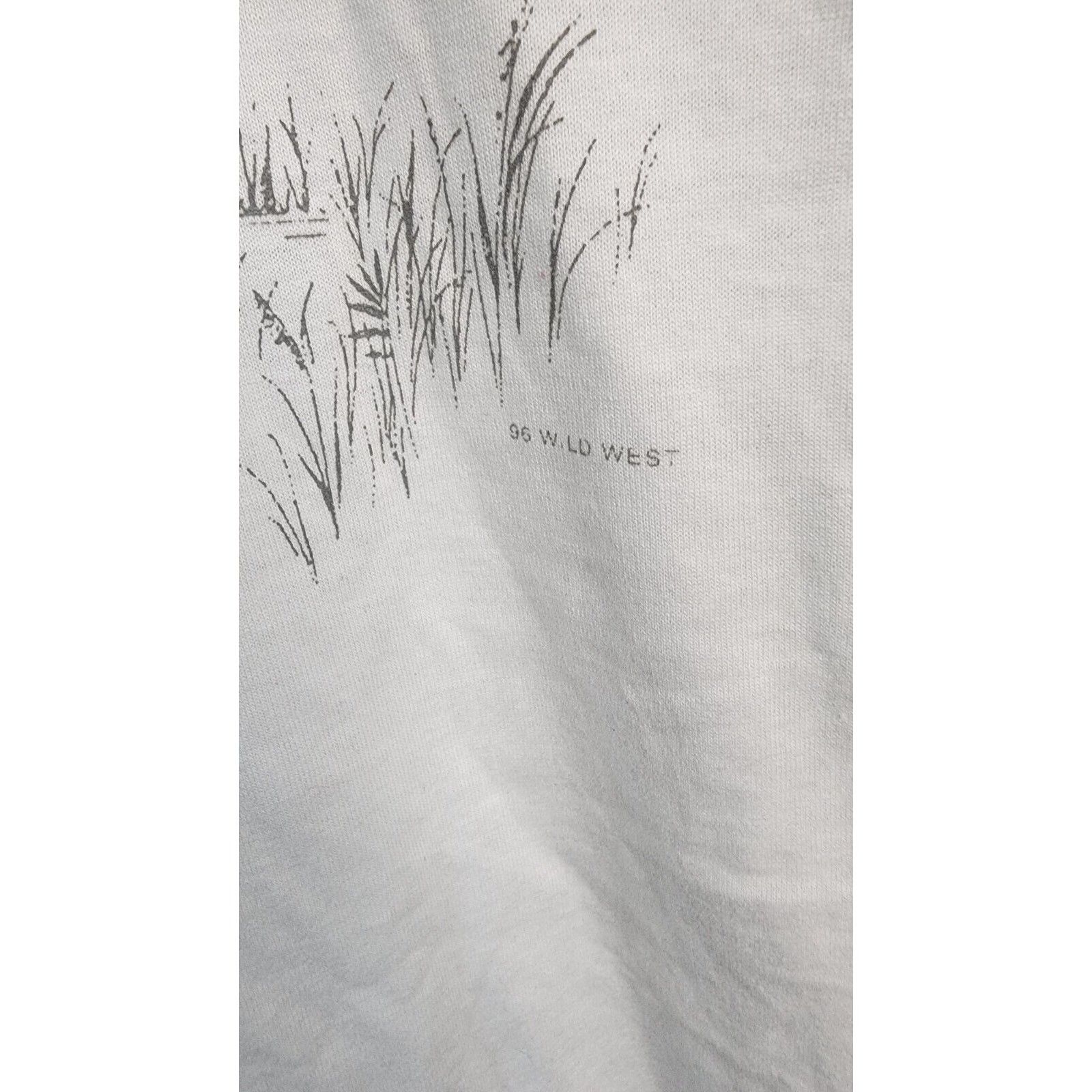 Jerzees Vintage Deer Pennsylvania Shirt Elysburg Knoebels White Tee Size US L / EU 52-54 / 3 - 3 Thumbnail