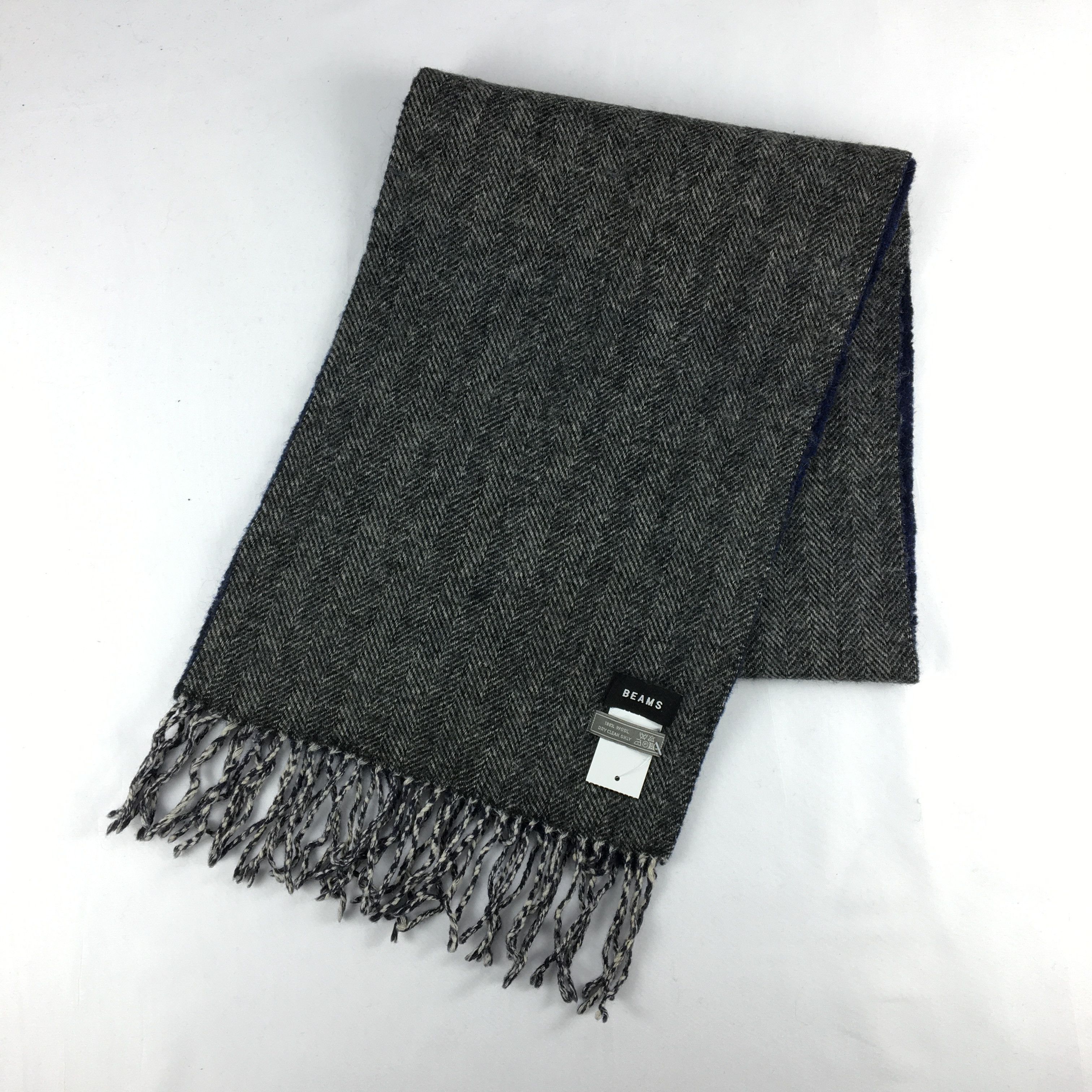 Beams Plus Vintage Beams Scarf Muffler Wool Cashmere Scarves . Size ONE SIZE - 2 Thumbnail