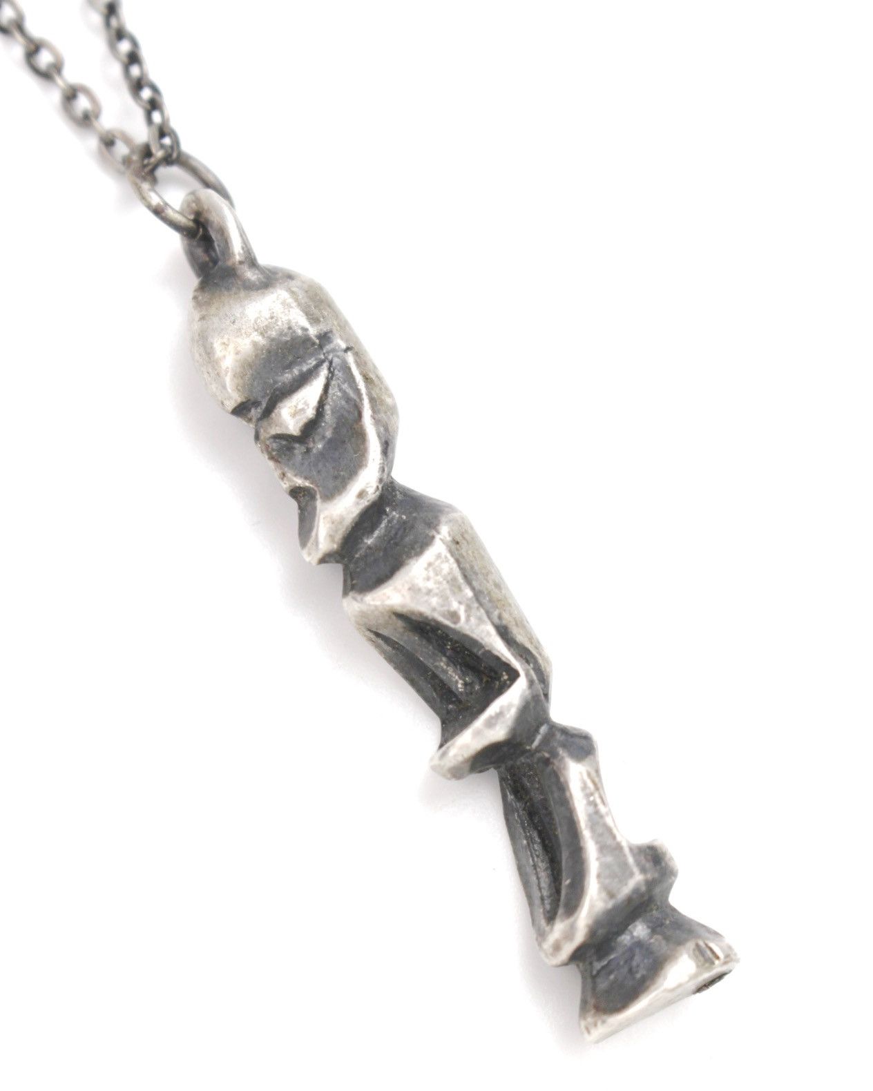 If Six Was Nine 1990S JAPANESE MADE HEAVYWEIGHT SOLID HUMAN FIGURE NECKLACE Size ONE SIZE - 3 Thumbnail