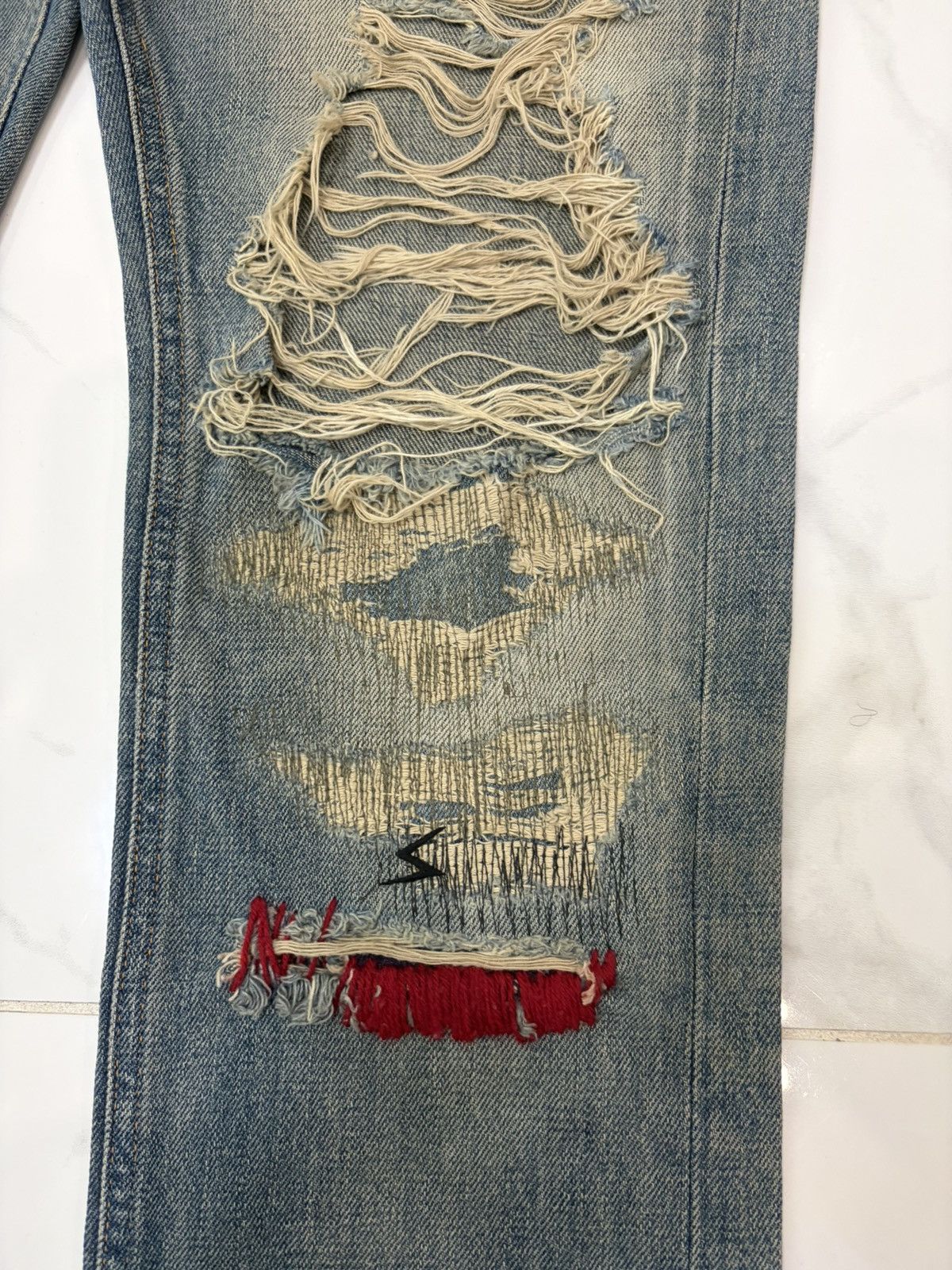 Undercover Aw04 red yarn Size US 31 - 4 Thumbnail