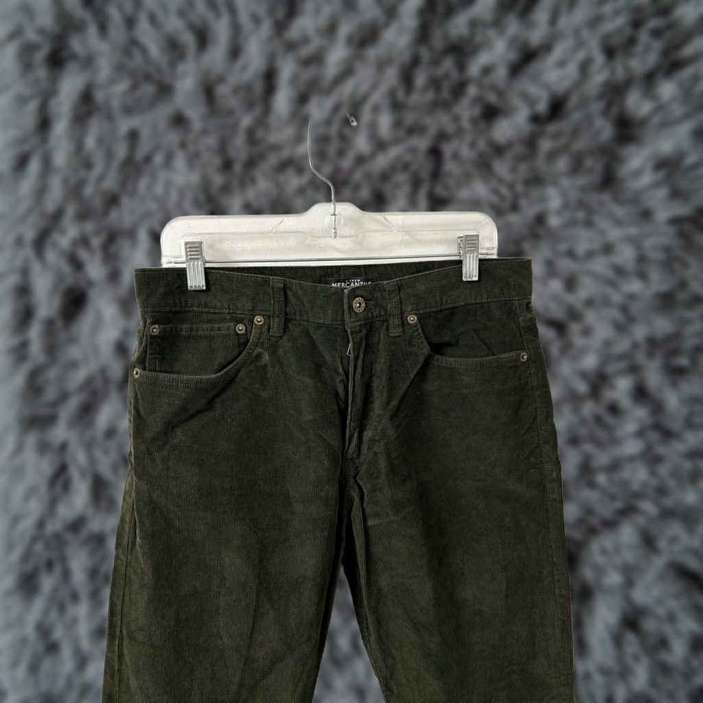 Olive J.Crew Mercantile Flex Corduroy Pants Slim Fit 32x30 Olive Green Mens Size US 32 / EU 48 - 1 Thumbnail