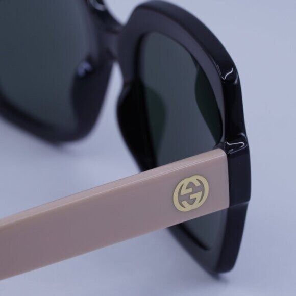 Gucci Gucci GG1337S 008 Sunglasses Black/Pink Square Frame, Grey Size ONE SIZE - 6 Thumbnail