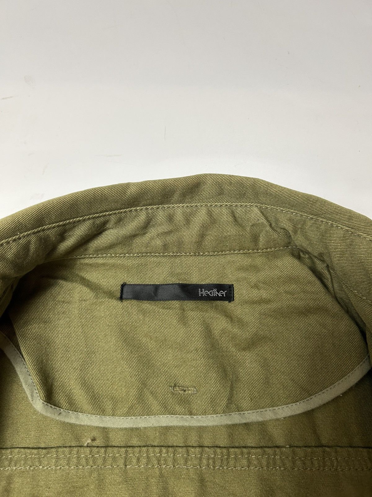 Japanese Brand HEATHER BUTTON UP SHIRT Size ONE SIZE - 6 Thumbnail