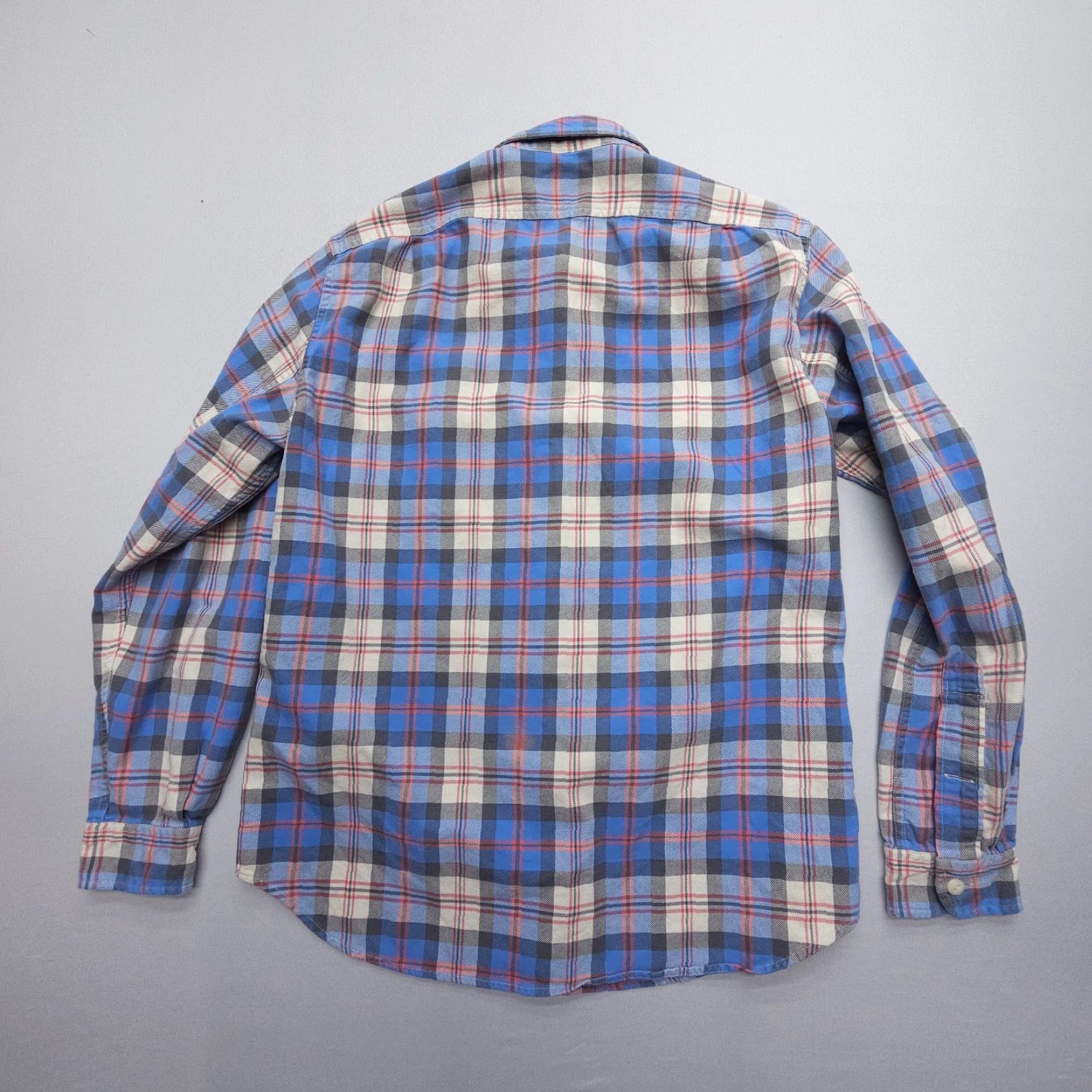 J.Crew J. Crew Shirt Mens M Long Sleeve Plaid Flannel Lightweight Button Up Multicolor Cotton Size US M / EU 48-50 / 2 - 2 Thumbnail