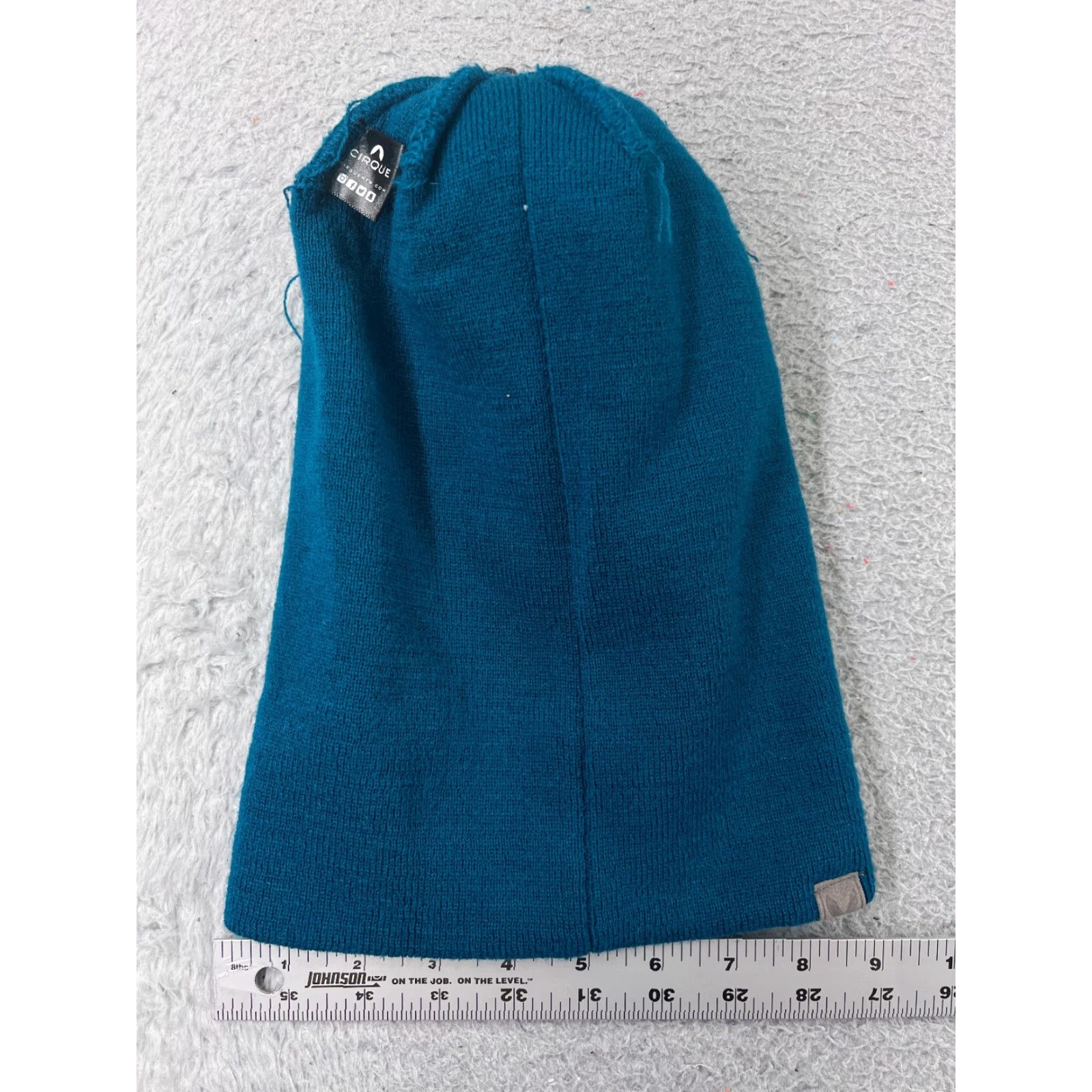 Vintage Cirque Mountain Apparel Beanie Toque Adult One Size Blue Knit Acrylic Beer Deer Pom Hats Mens Size ONE SIZE - 7 Thumbnail