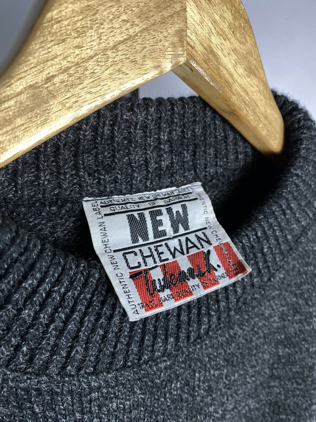 Vintage Vintage 90s NEW CHEWAN USA Big Logo Sweater Size US S / EU 44-46 / 1 - 5 Thumbnail
