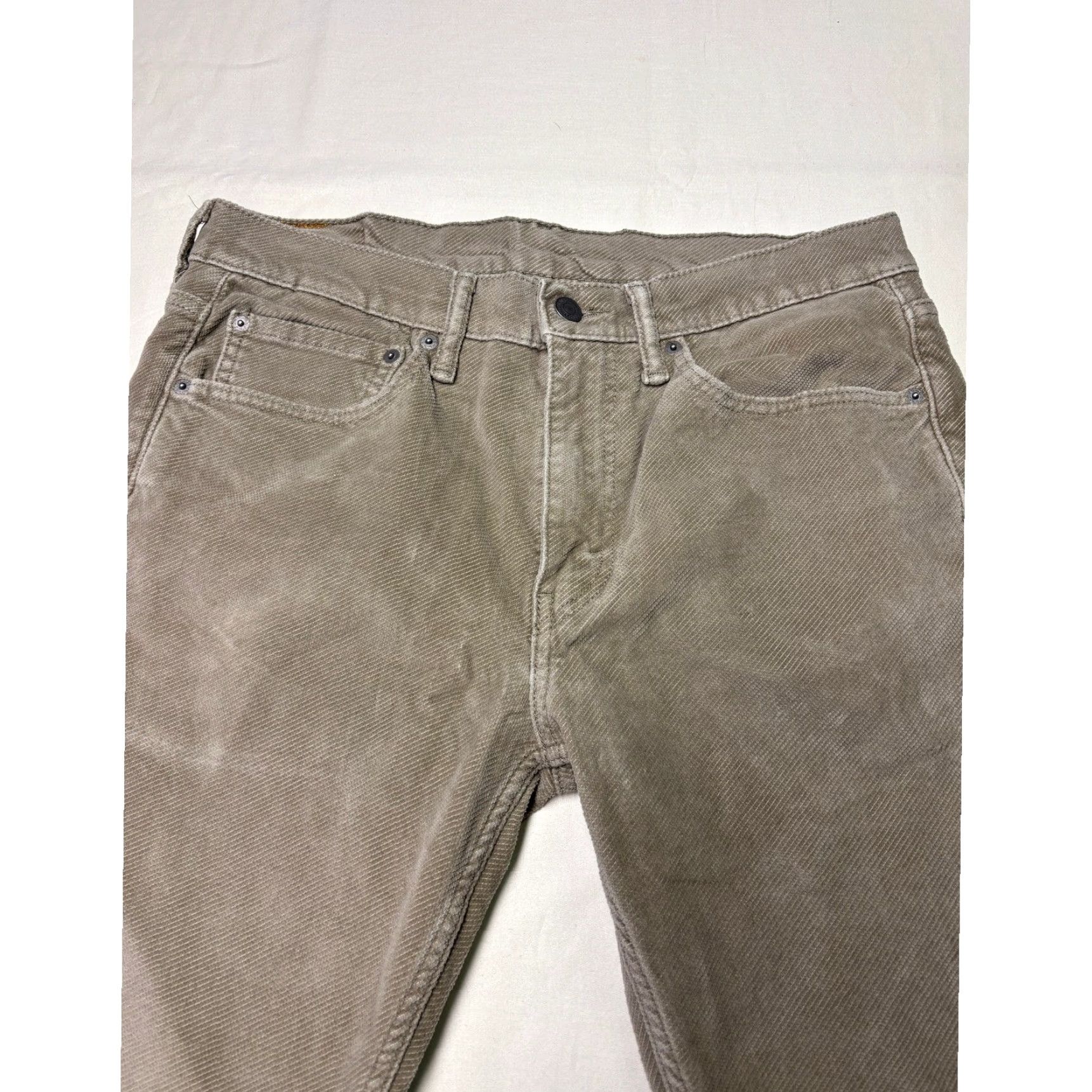 Vintage Levi Strauss & Co Levi's 511 Corduroy Pants Slim Fit Men Tan W34 L28 Zip Button Pocket 5-Pocket Herringbone Corduroy Jeans Size US 34 / EU 50 - 2 Thumbnail