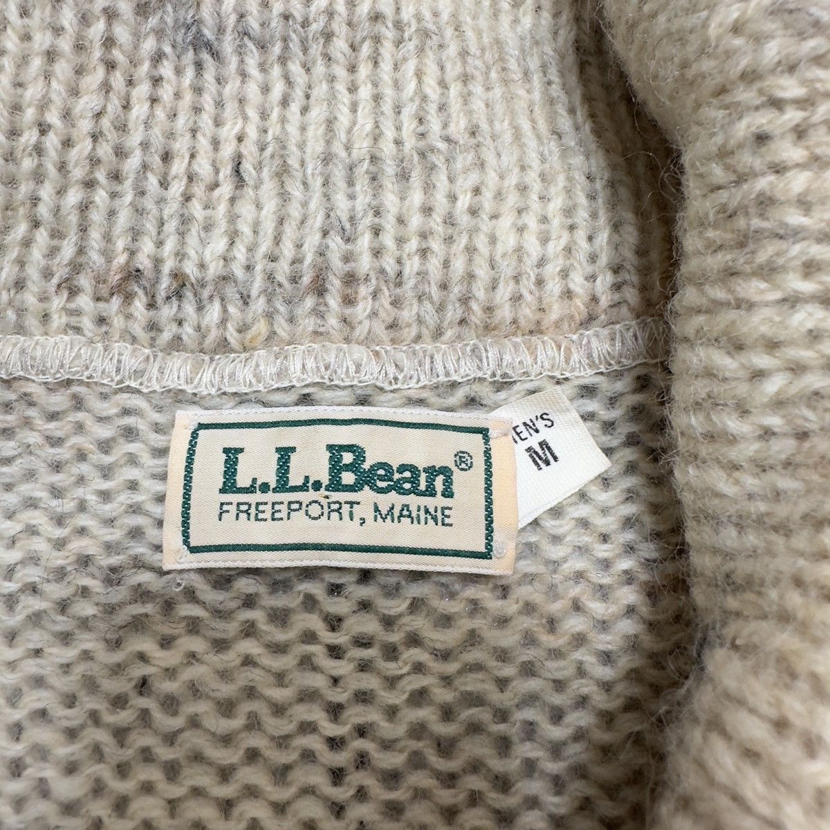 L.L. Bean × Vintage Vintage LL Bean wool cardigan sweater Size US M / EU 48-50 / 2 - 4 Thumbnail