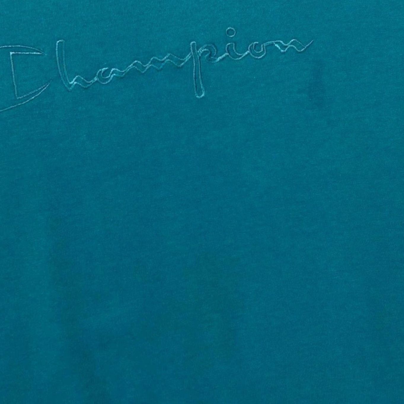 Champion Vintage Champion Embroidered Spellout Lightweight Turquoise Sweatshirt Small Mens Cardigan? Size US S / EU 44-46 / 1 - 3 Thumbnail