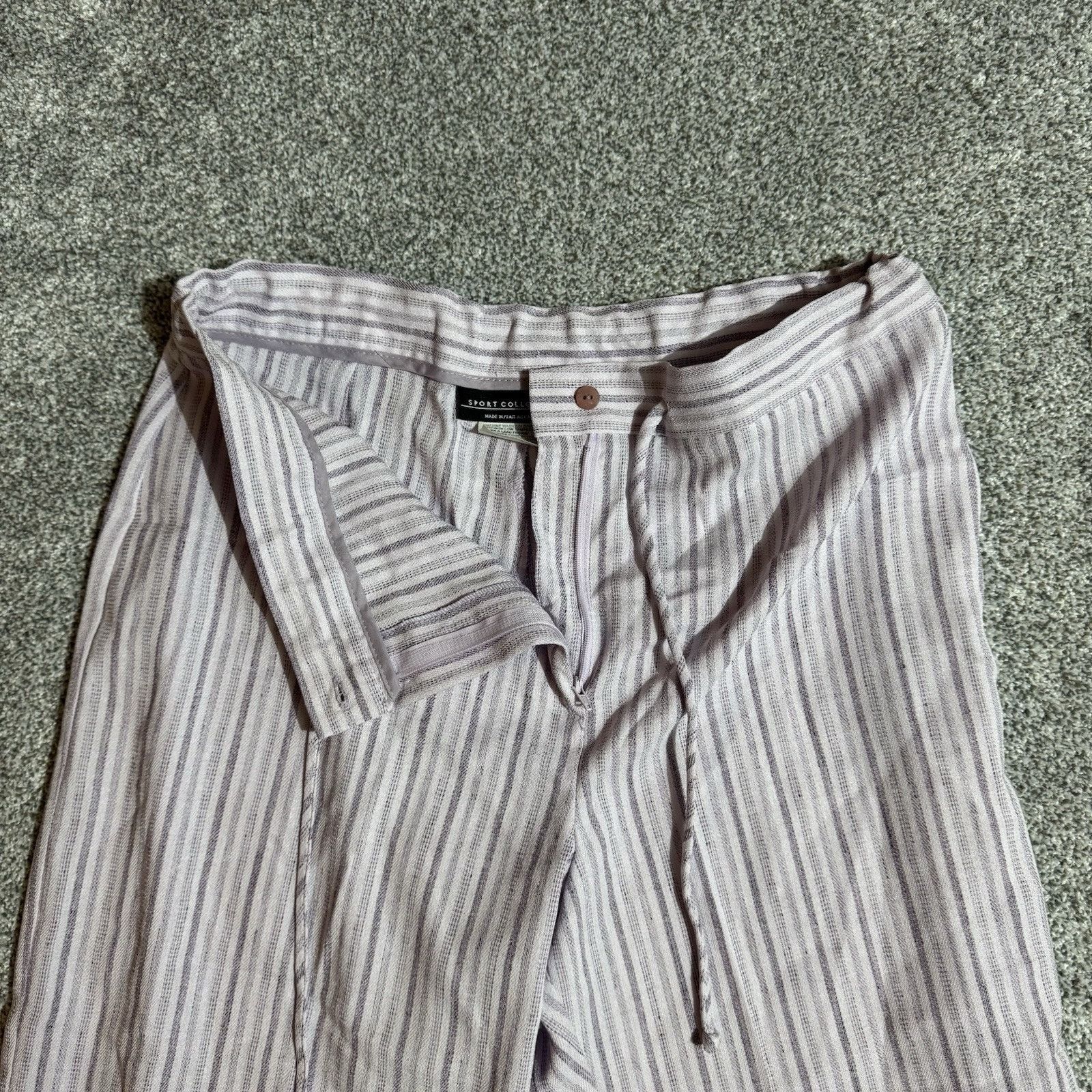 Other Vintage 90s Y2K Pants Womens 16 Pinstripe Wide Leg Preppy Size 38" / US 16 / IT 52 - 6 Thumbnail
