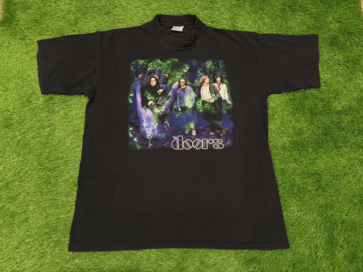 Band Tees VTG 90s 1998 The Doors Jim Morrison Rock Double Sided Shirt Size US XL / EU 56 / 4 - 1 Thumbnail