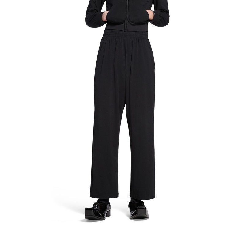 Balenciaga o1w1db11225 Baggy Sweatpants & Joggers in Black Size US 28 / EU 44 - 4 Thumbnail