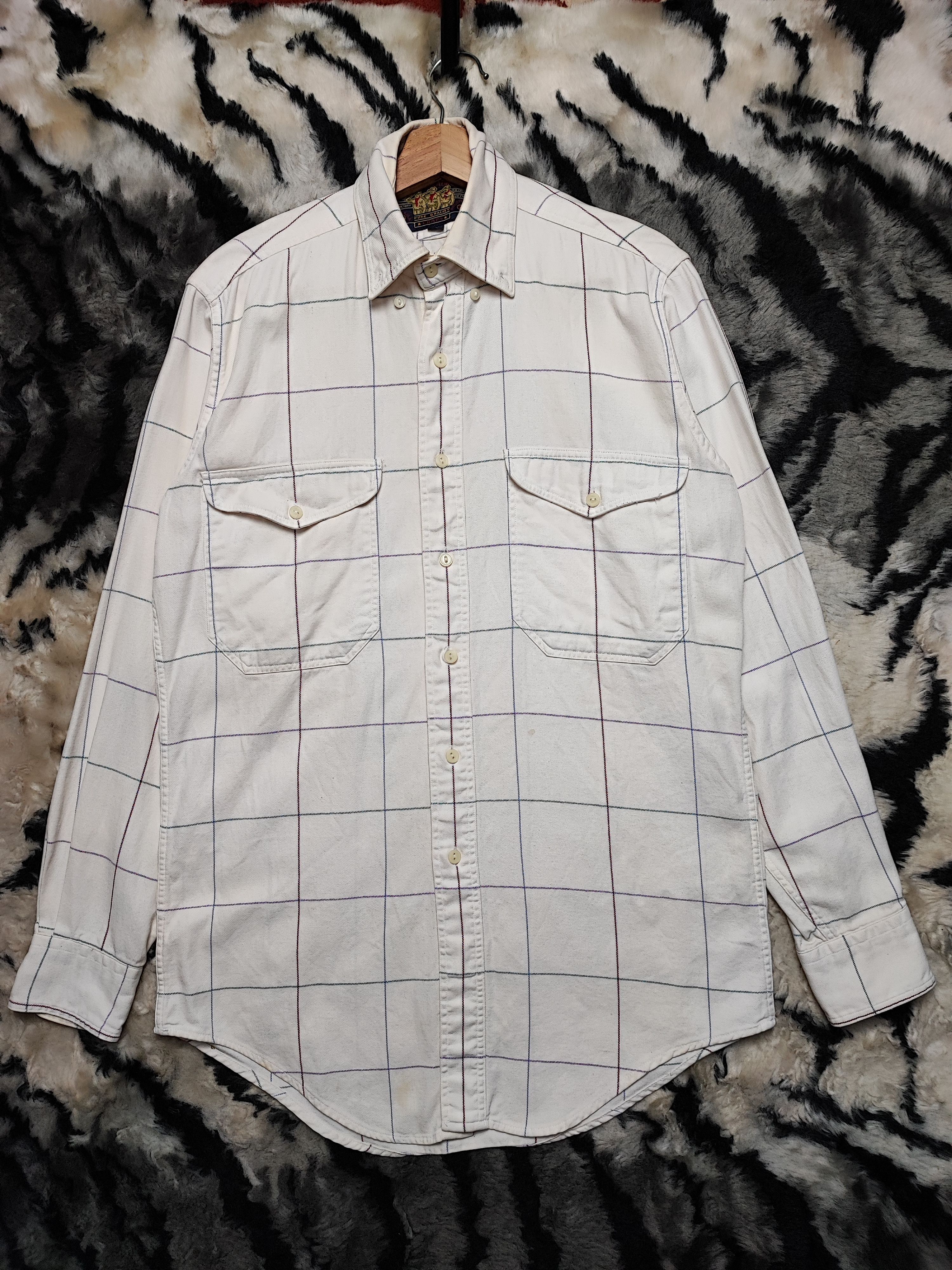 Ralph Lauren Vintage Ralph Lauren Checkered Shirt Size US S / EU 44-46 / 1 - 2 Thumbnail