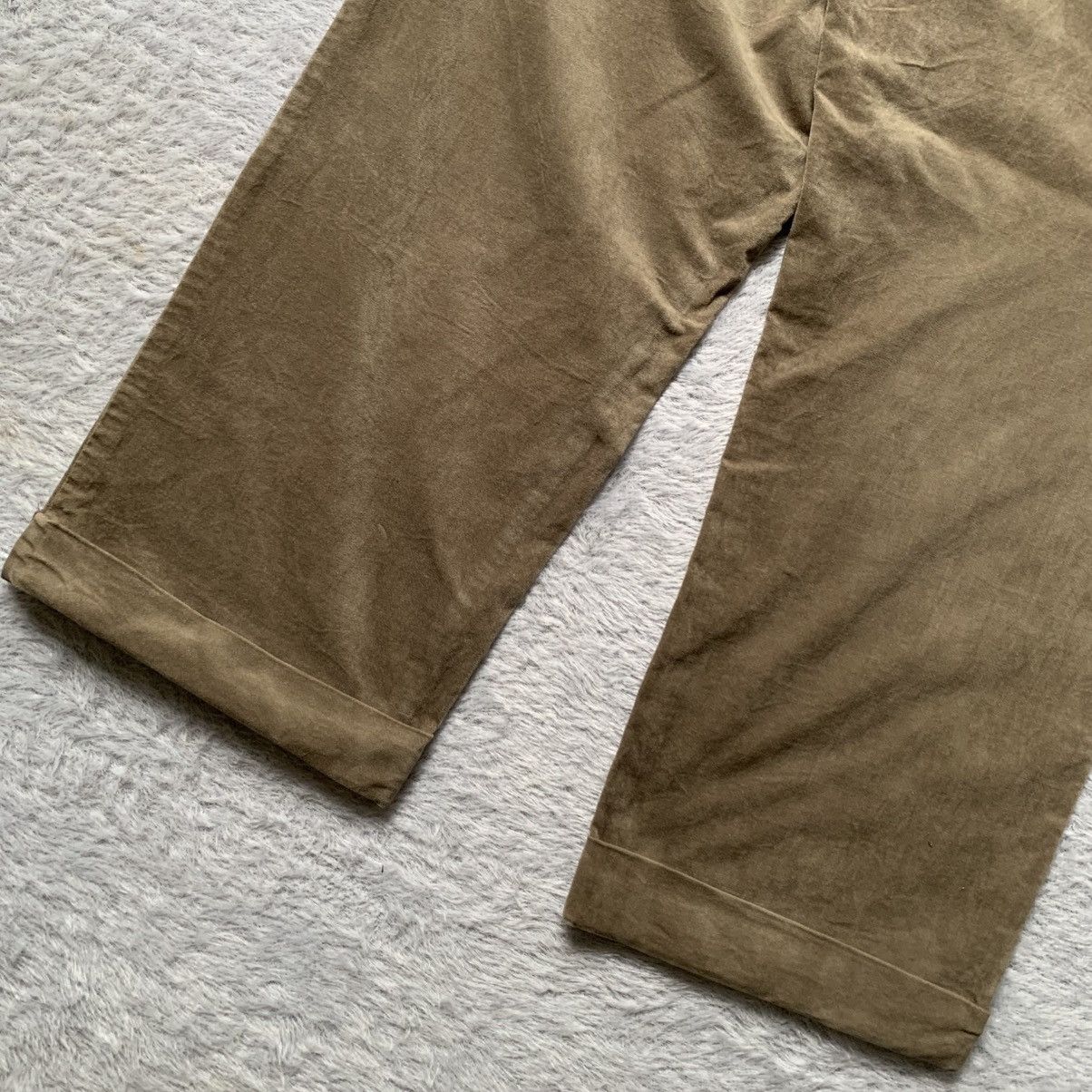 Issey Miyake Vintage plantation velvet with waistband cropped pants Size US 29 - 8 Thumbnail