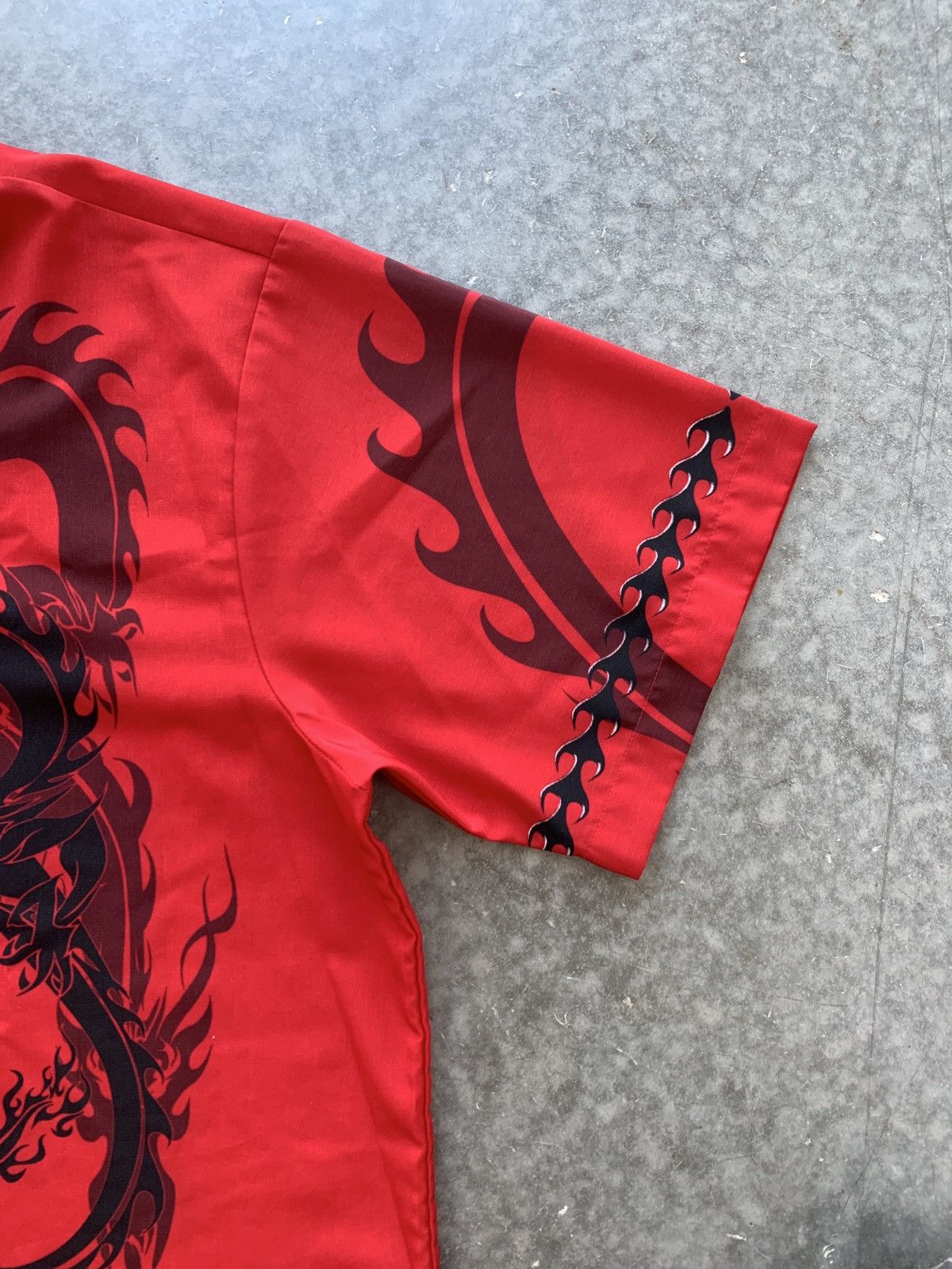 JNCO × Vintage Vintage Y2K No Boundaries Camp Collar Shirt Dragon Tribal Size US XXL / EU 58 / 5 - 3 Thumbnail