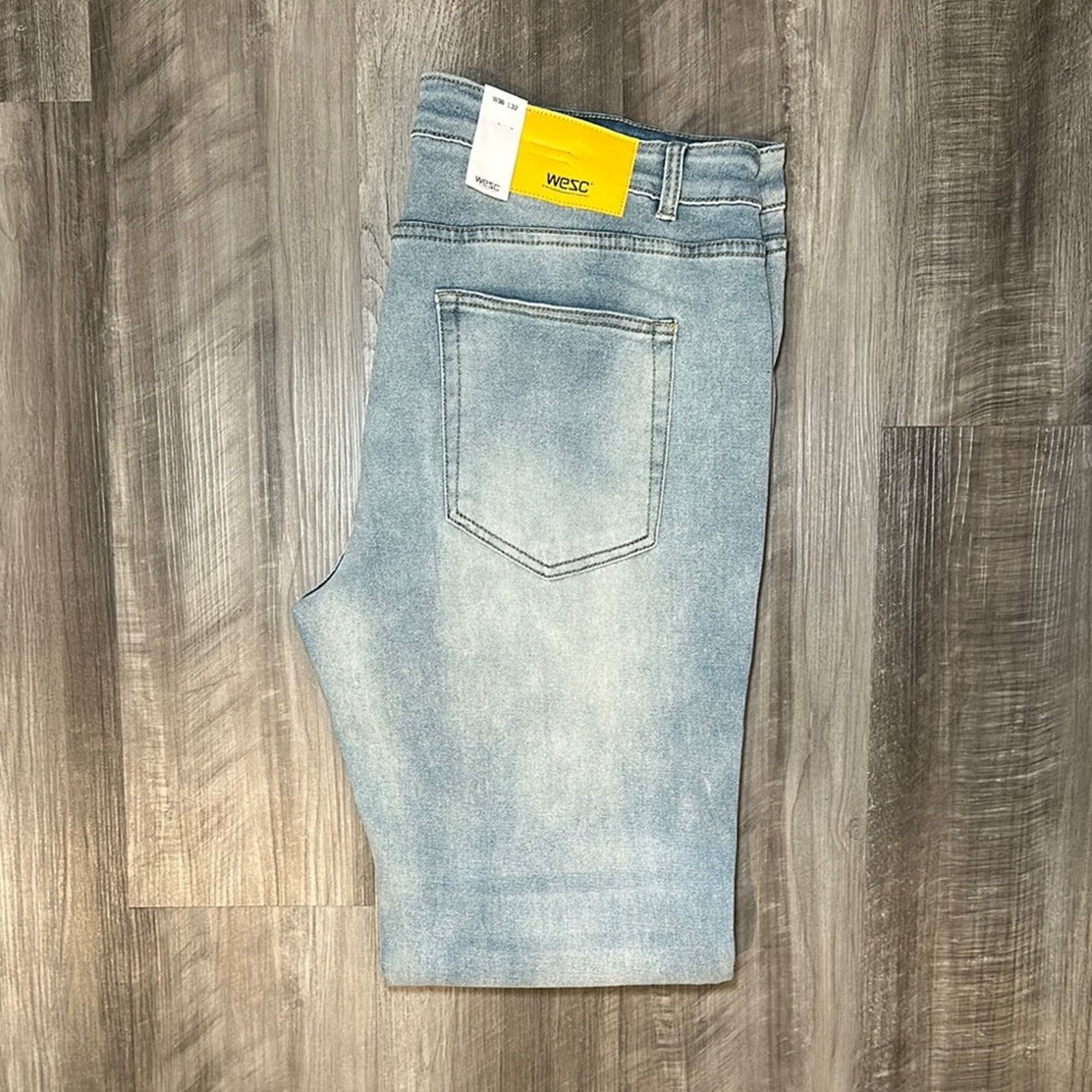 WeSC WESC Bob Straight Leg Jeans - 36x32 Size US 36 / EU 52 - 1 Thumbnail