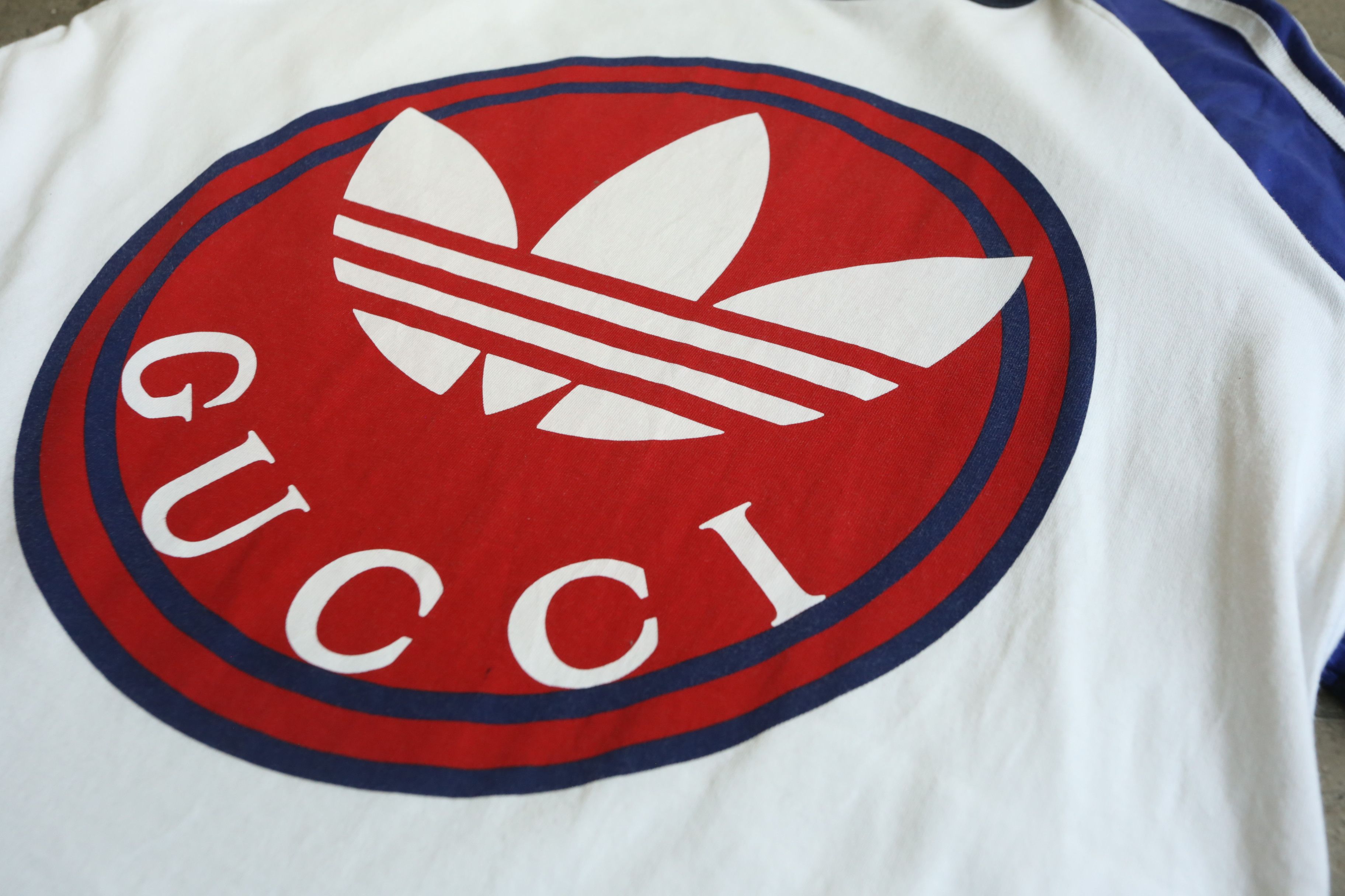 Adidas × Gucci Gucci - Adidas - F/W 22 - Raglan Tee Size US L / EU 52-54 / 3 - 5 Thumbnail
