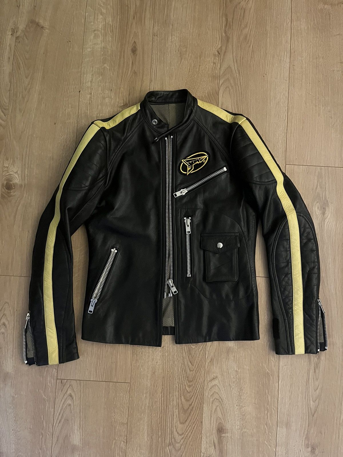 20471120 hyoma ライダース　レザージャケット HYOMA Leather Biker Jacket — My Clothing Archive