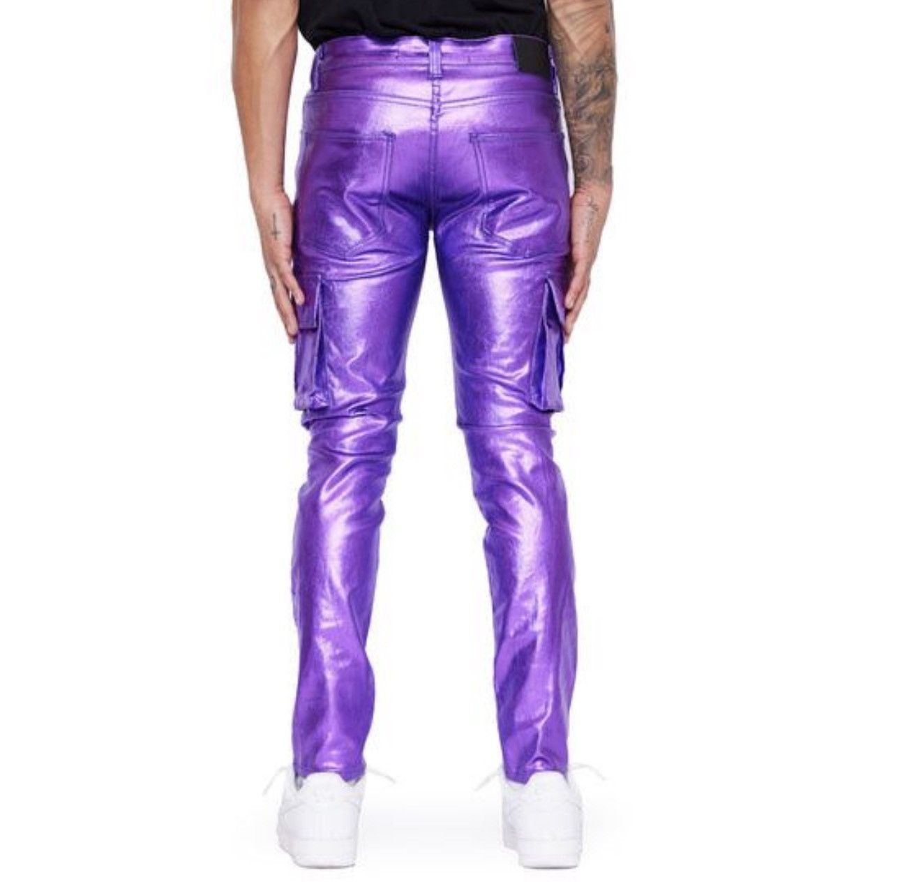 Valabasas Valabasas Purple Cargo Pants Size US 32 / EU 48 - 2 Thumbnail