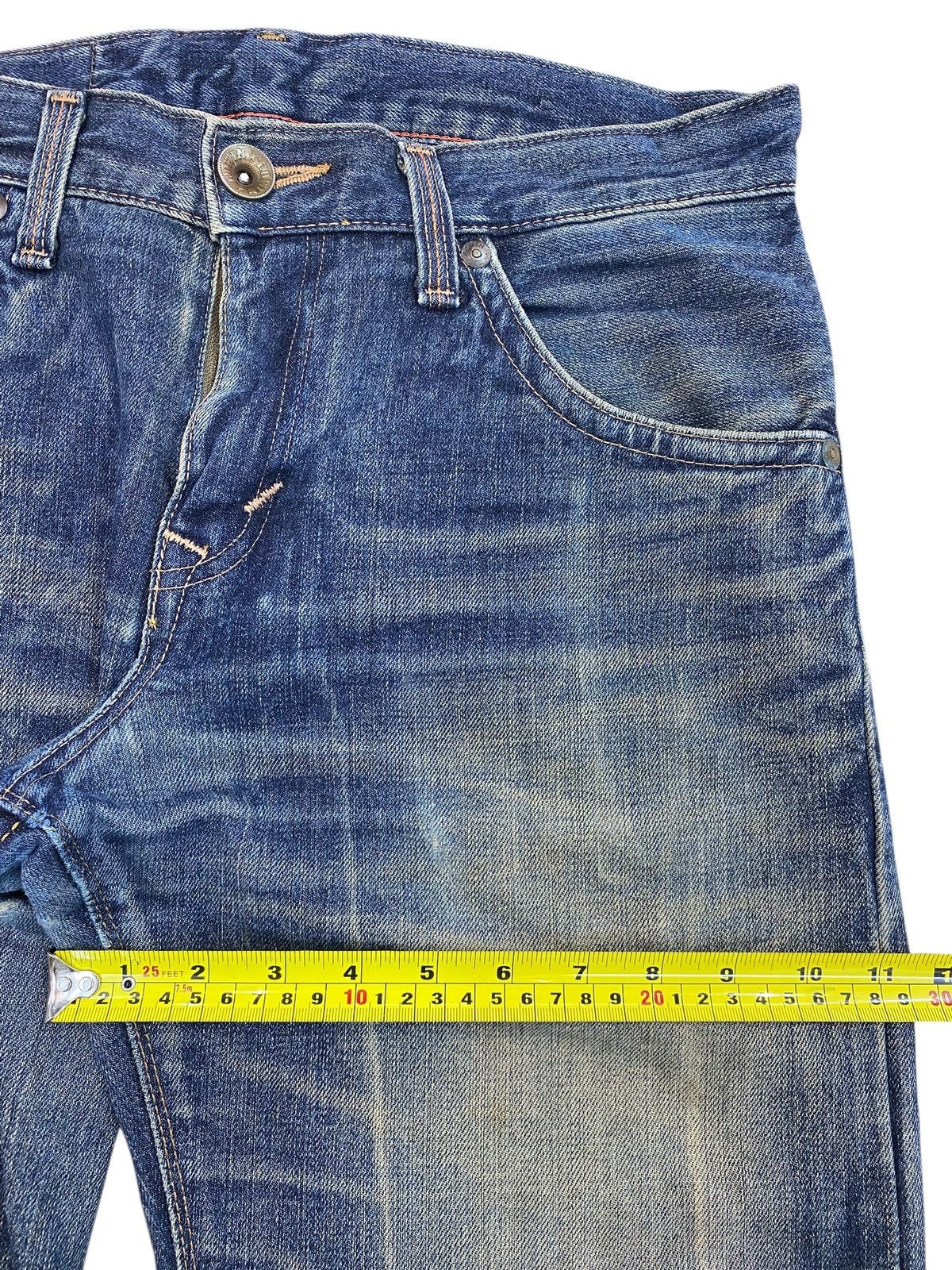 Edwin Edwin Vintage Mud Wash Whiskered Straight Leg Style Size US 33 - 7 Thumbnail