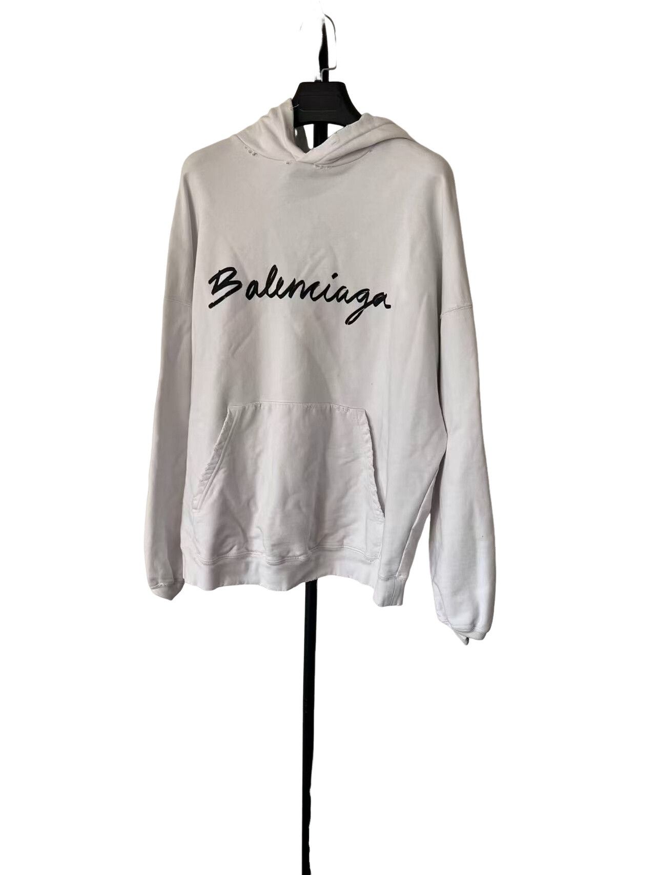 Balenciaga Balenciaga Logo Print Hoodie Size 2 Size US M / EU 48-50 / 2 - 1 Thumbnail