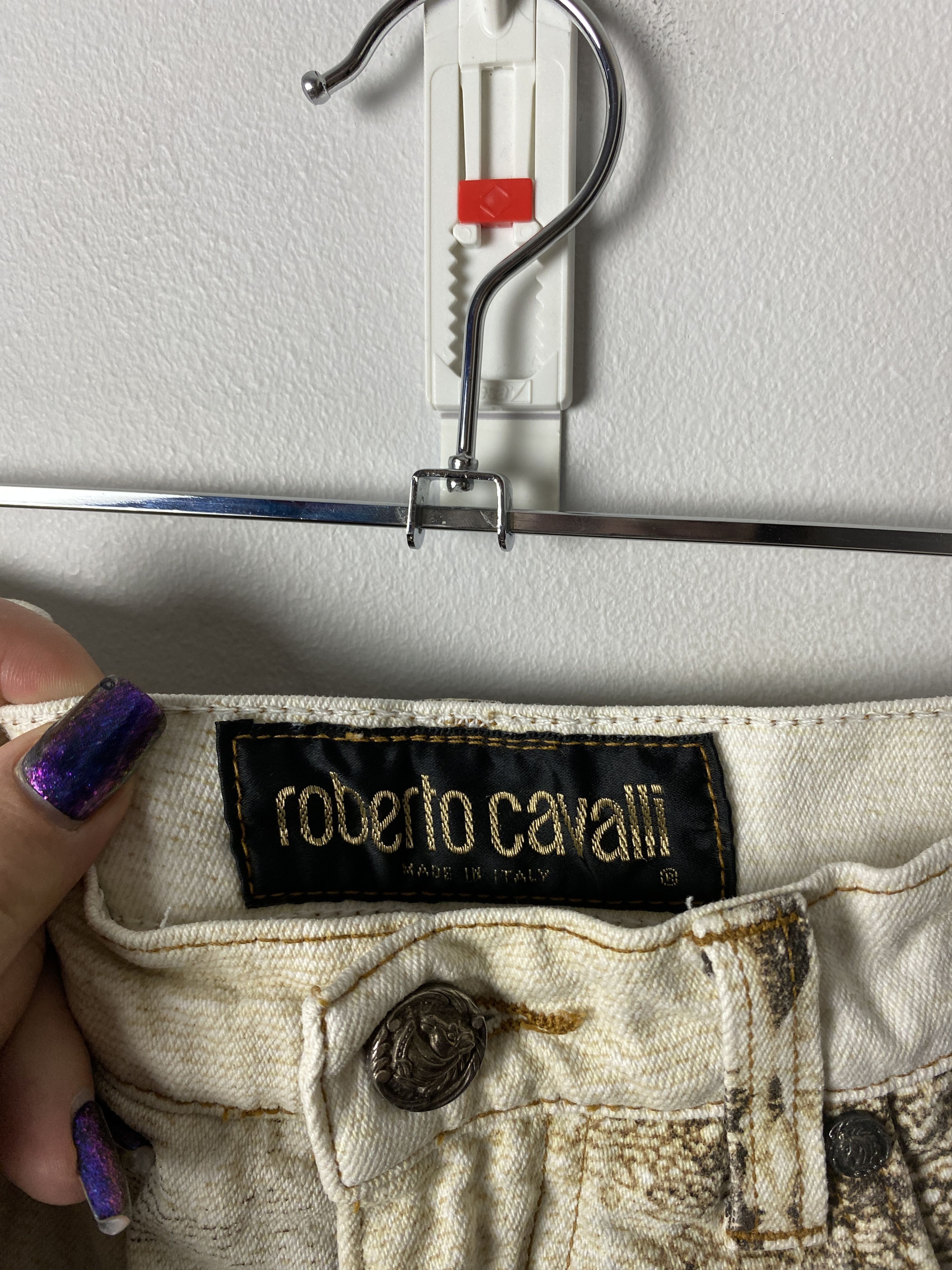 Roberto Cavalli Roberto Cavalli Renaissance print 90s pants vintage Size US 30 / EU 46 - 4 Thumbnail