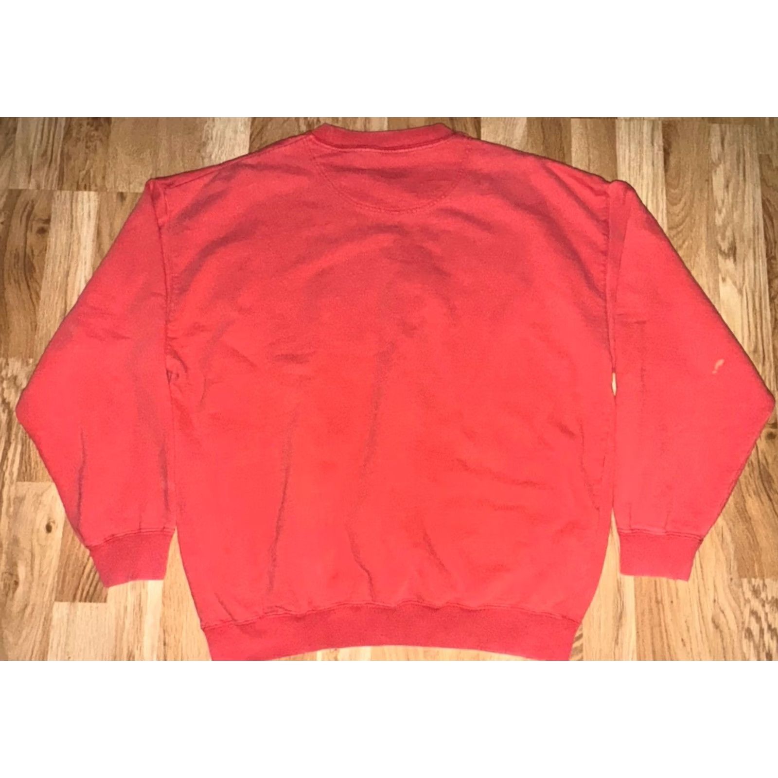 Gap VINTAGE Gap Sweatshirt Mens LG 100% Cotton Red Crewneck GUC Size US L / EU 52-54 / 3 - 3 Thumbnail