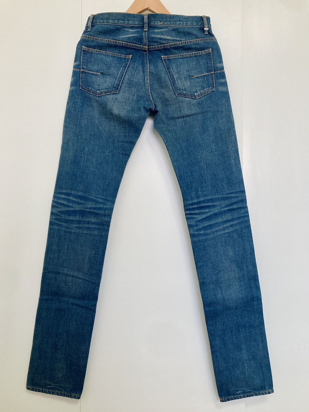 DIOR HOMME BY HEDI SLIMANE CLAW-MARK DEMIN JEANS display picture 1