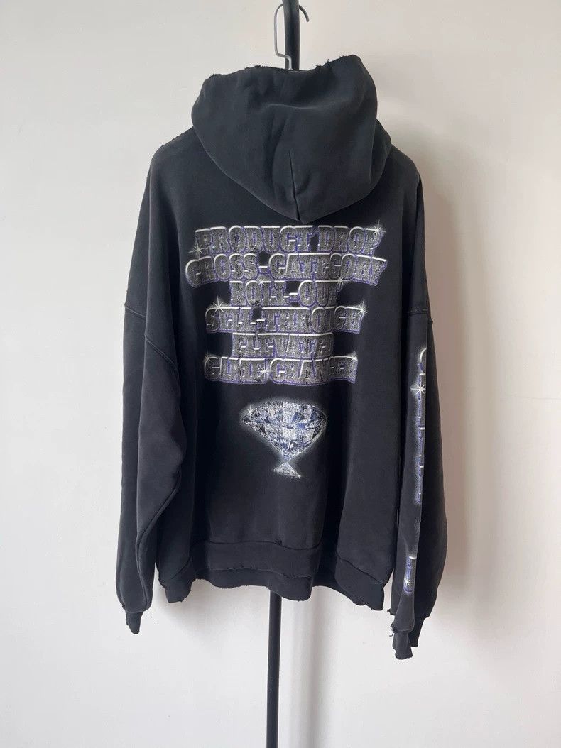 Balenciaga Balenciaga Hooded Sweatshirt Size US L / EU 52-54 / 3 - 2 Thumbnail